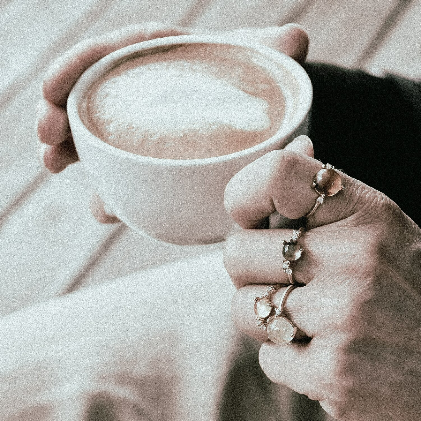 Stellini Ring "big" in 585/- Gold mit Topas Swiss