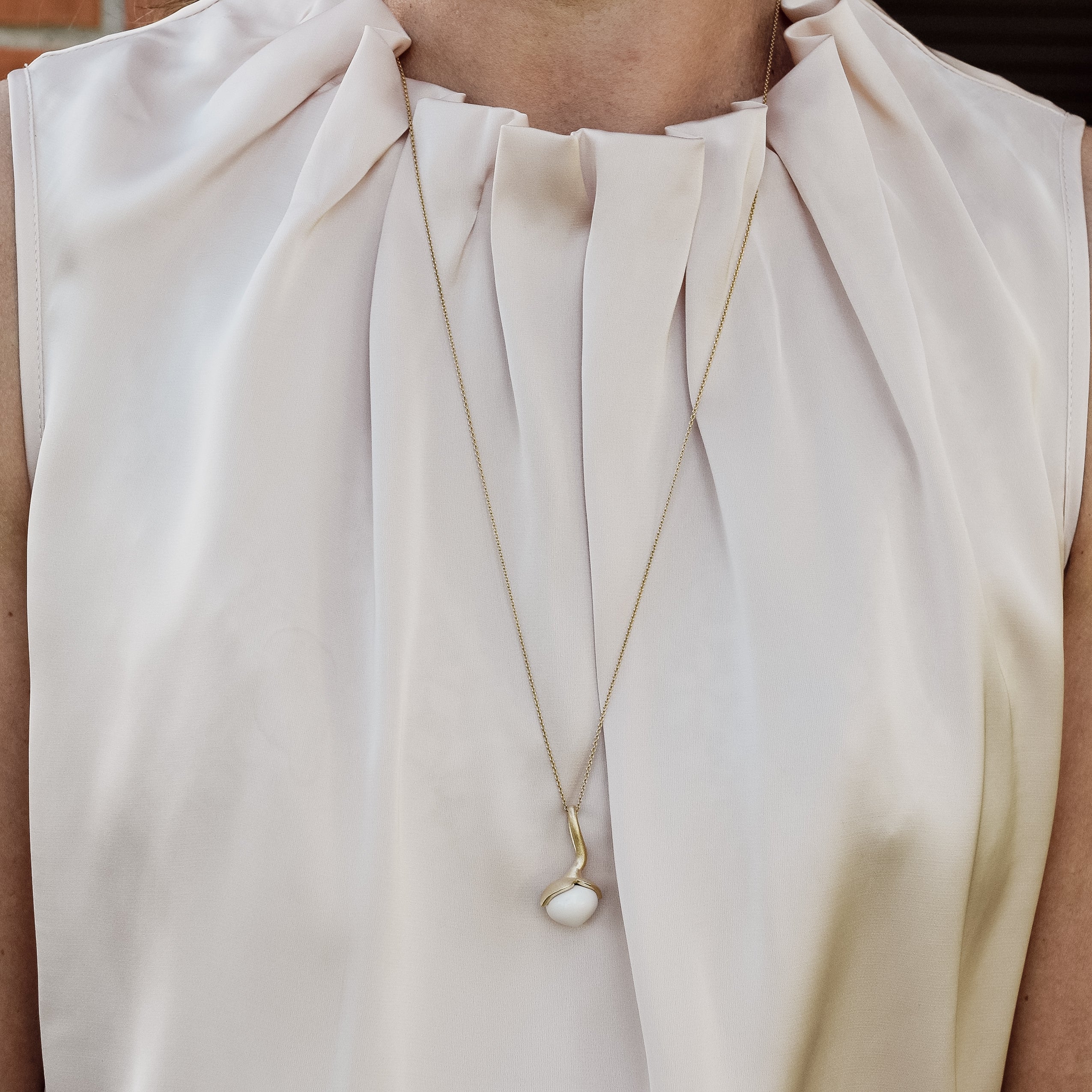 Dolce hängsmycke "stort" med Kascholong 925/-