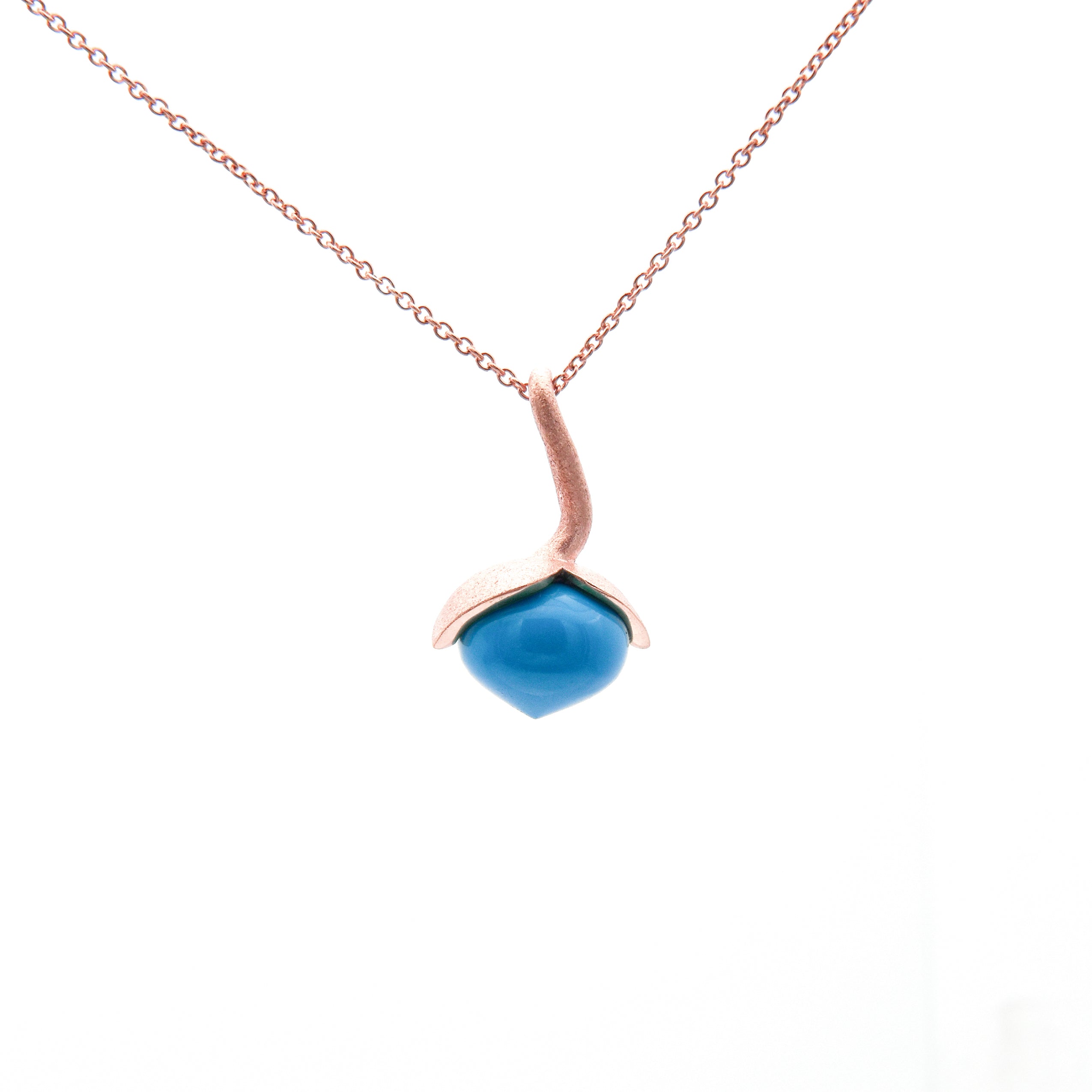 Dolce hängsmycke "medium" med turkos rec. 925/-.