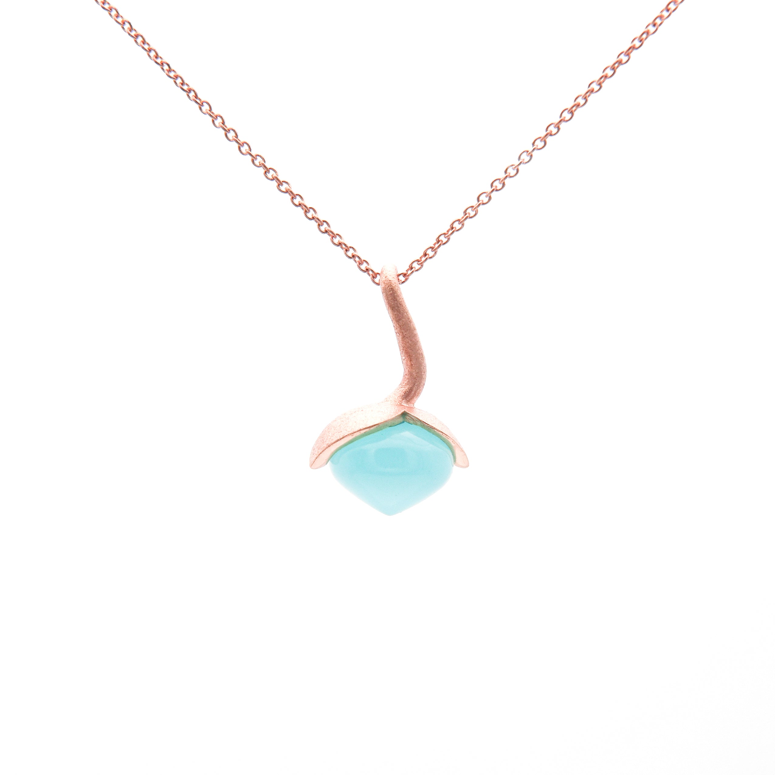 Dolce hängsmycke "medium" med kalcedon rec. 925/-