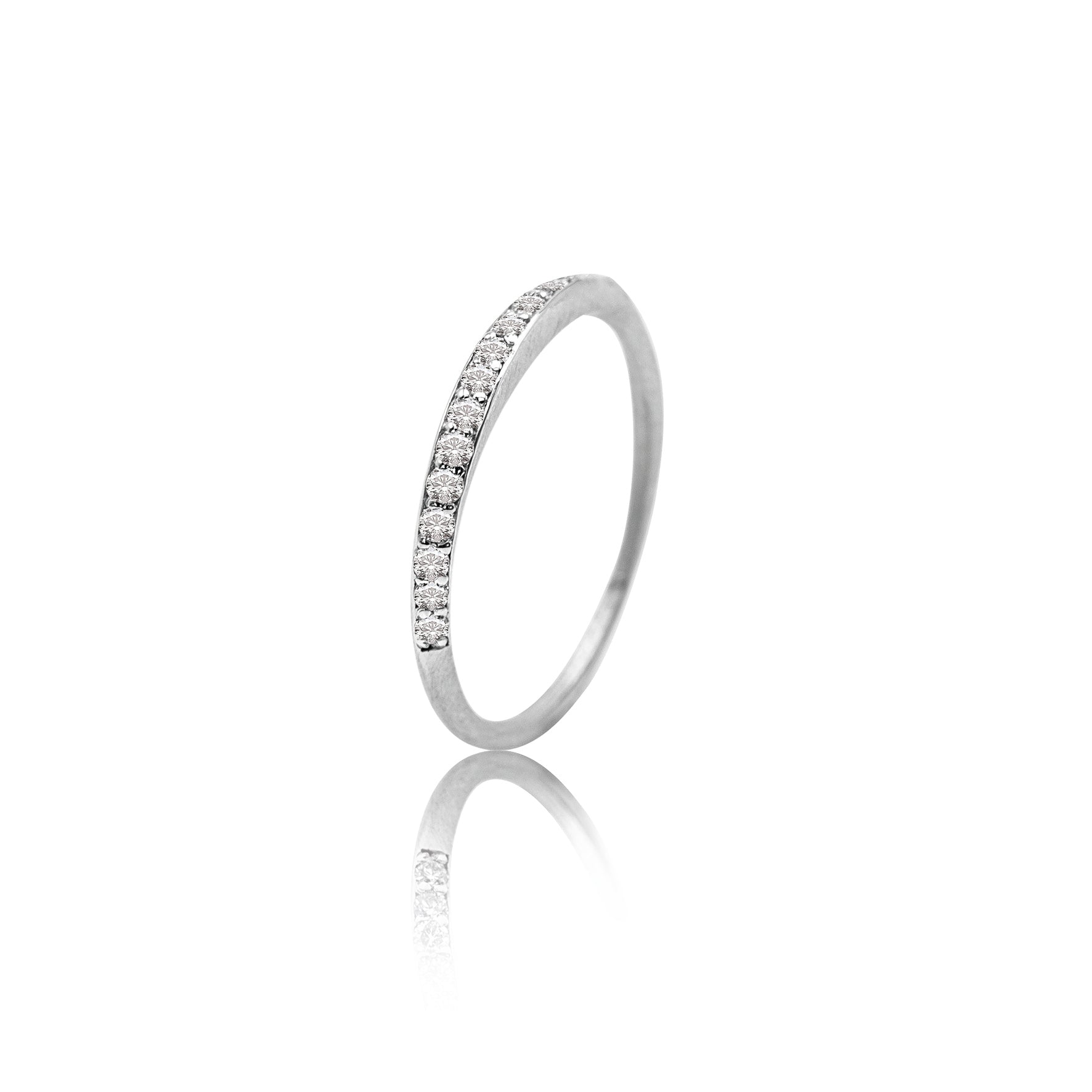 Sparkle Bague "big" en or 585/- avec 7 brillants