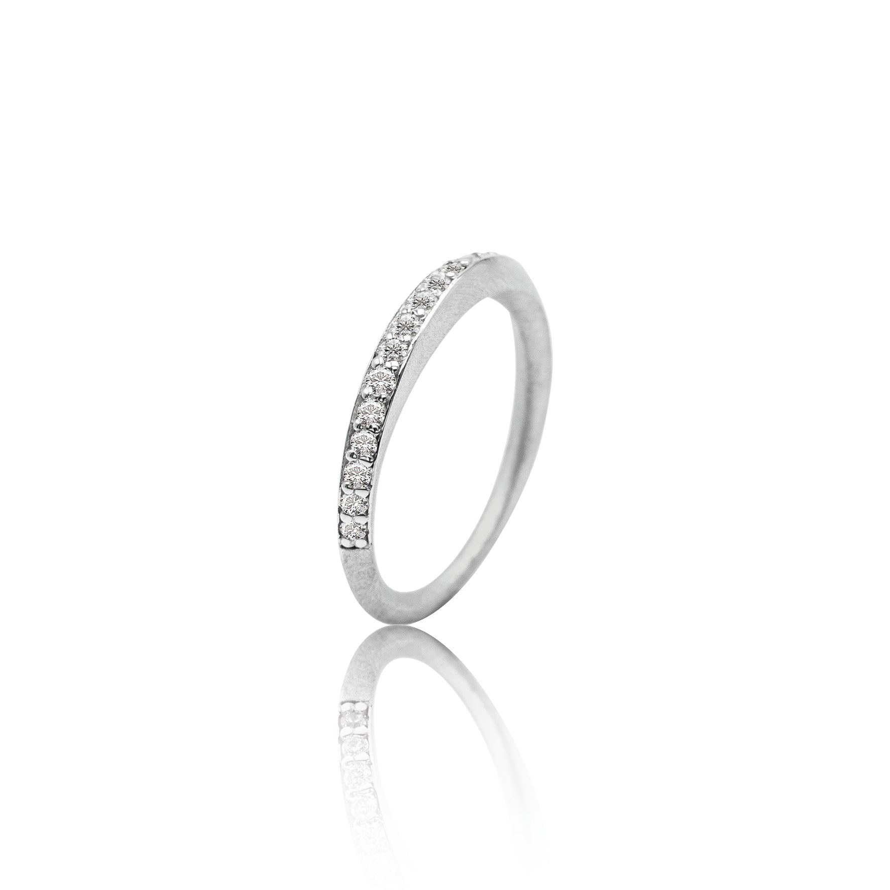 GOLDEN Ring "medium" in 585/- Gold mit Brillanten TWVS 0.33ct