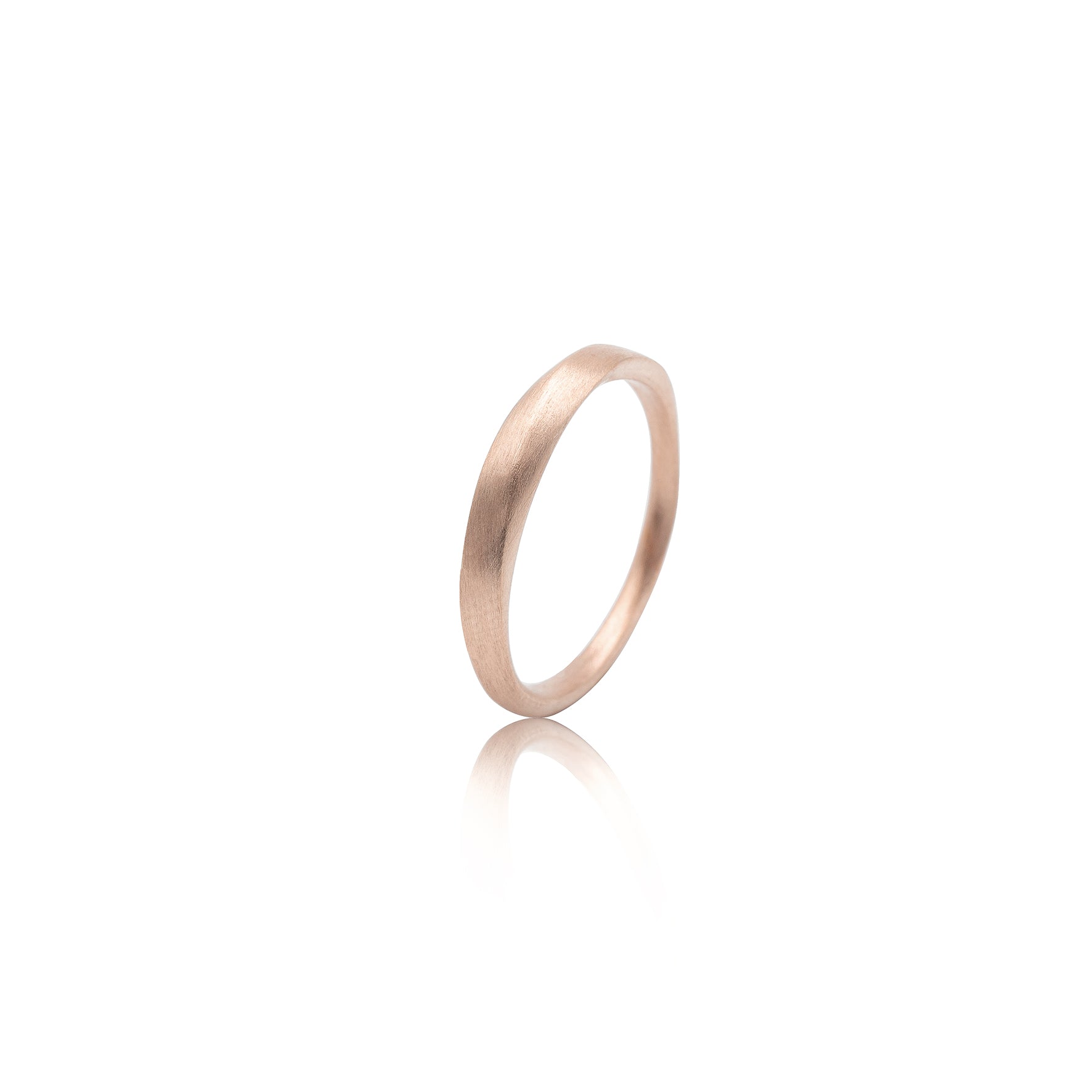 GOLDEN Ring "smal full" in 585/- Gold