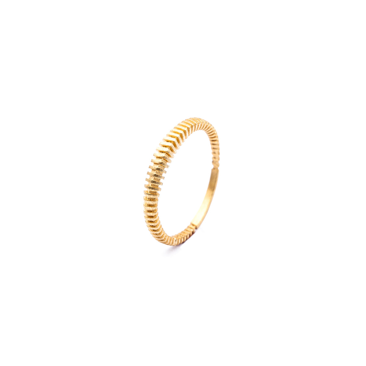 GOLDEN Ring "smal " in 585/- Gold