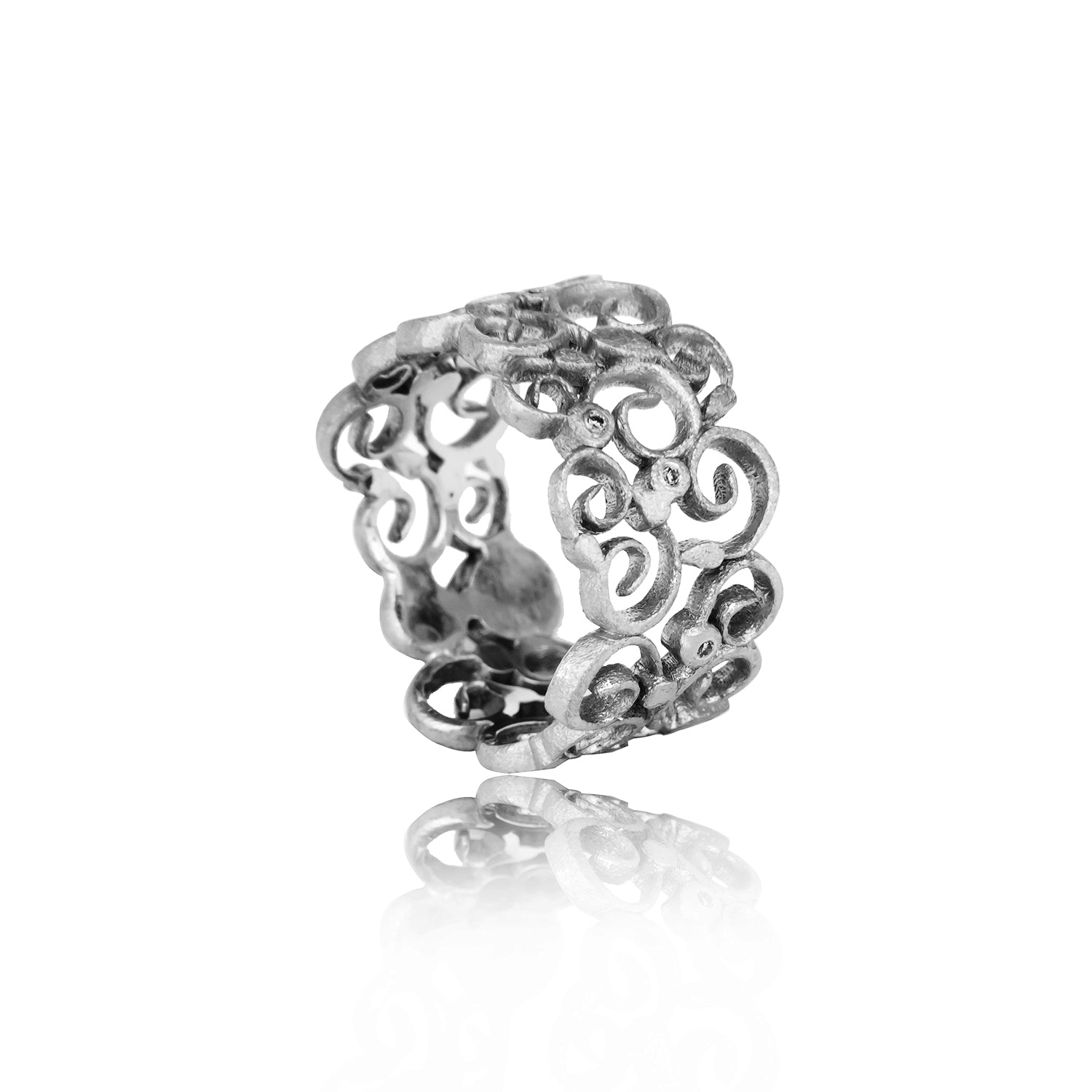 Grace Ring "medium" 925/- mit Brillanten TLB 0.02ct