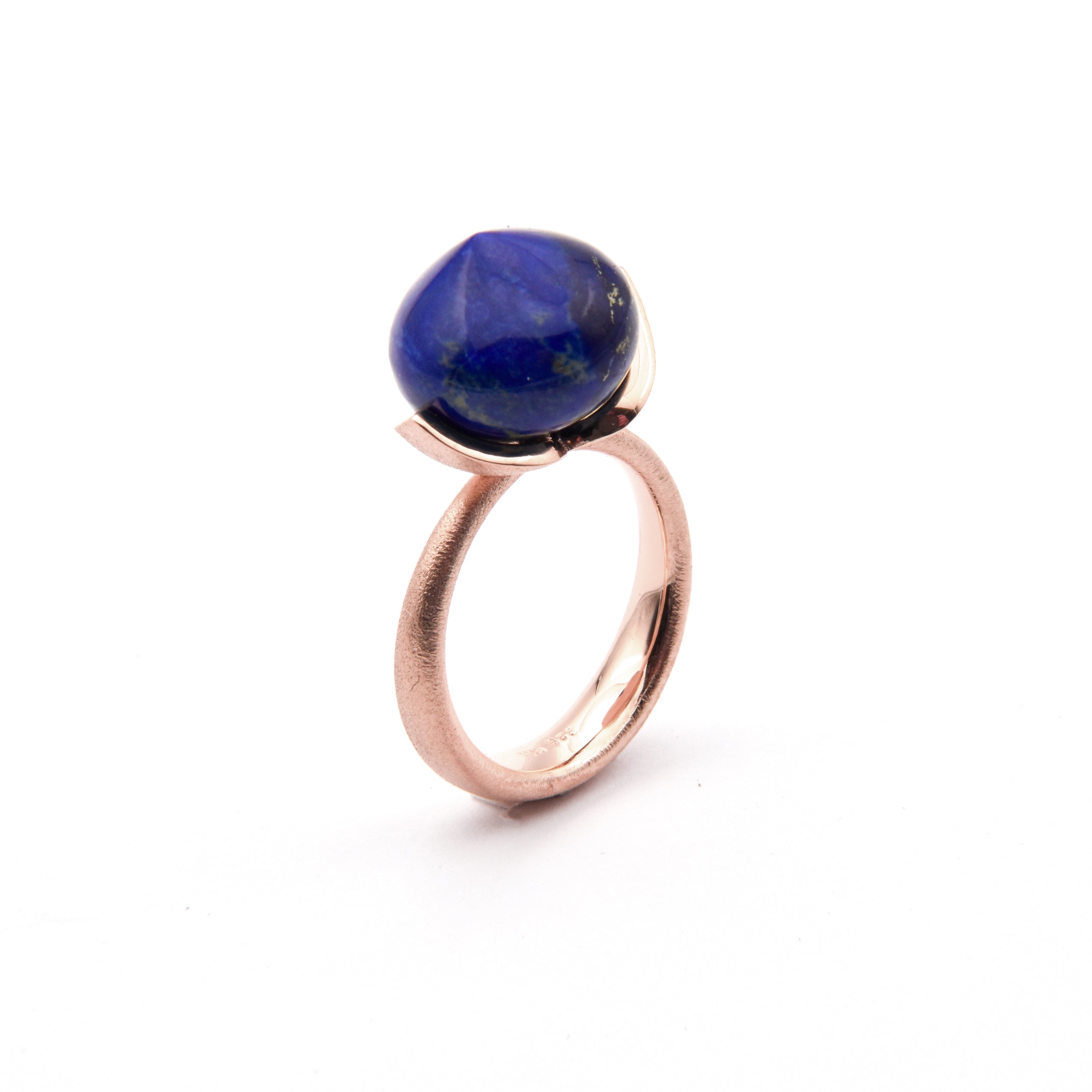 Dolce Ring "big" mit Lapis Lazuli 925/-