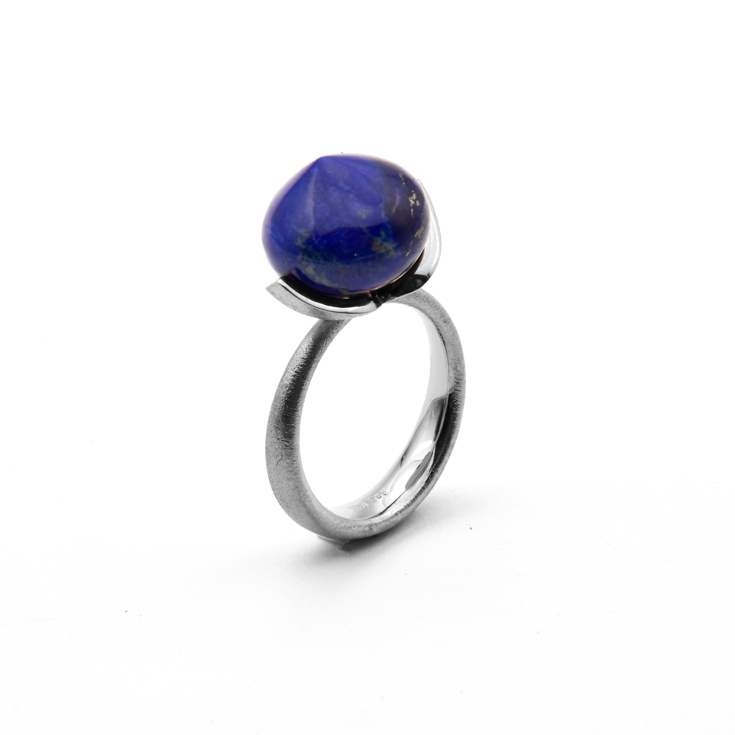 Dolce Ring "big" mit Lapis Lazuli 925/-