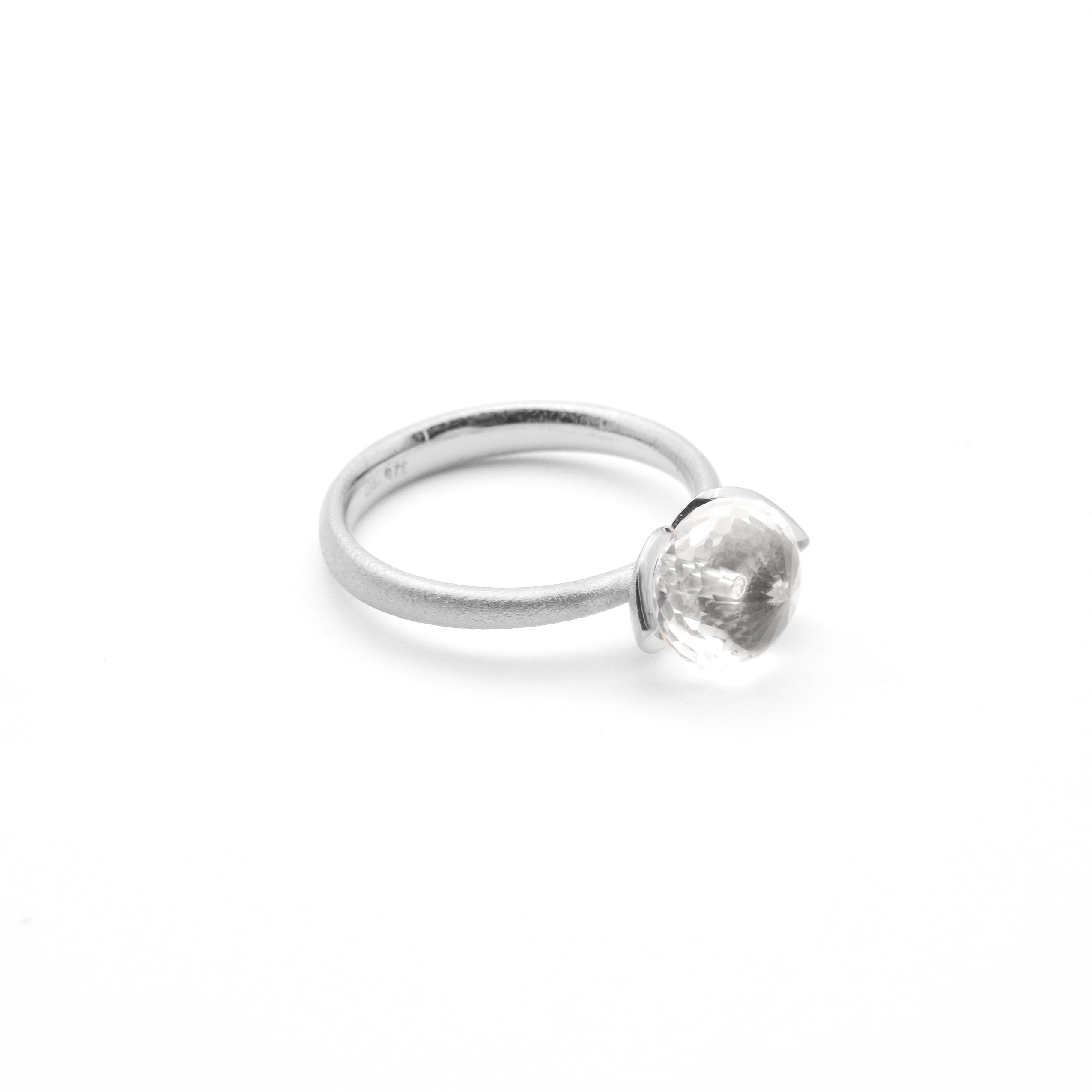 Dolce Ring "smal" mit Bergkristall 925/-