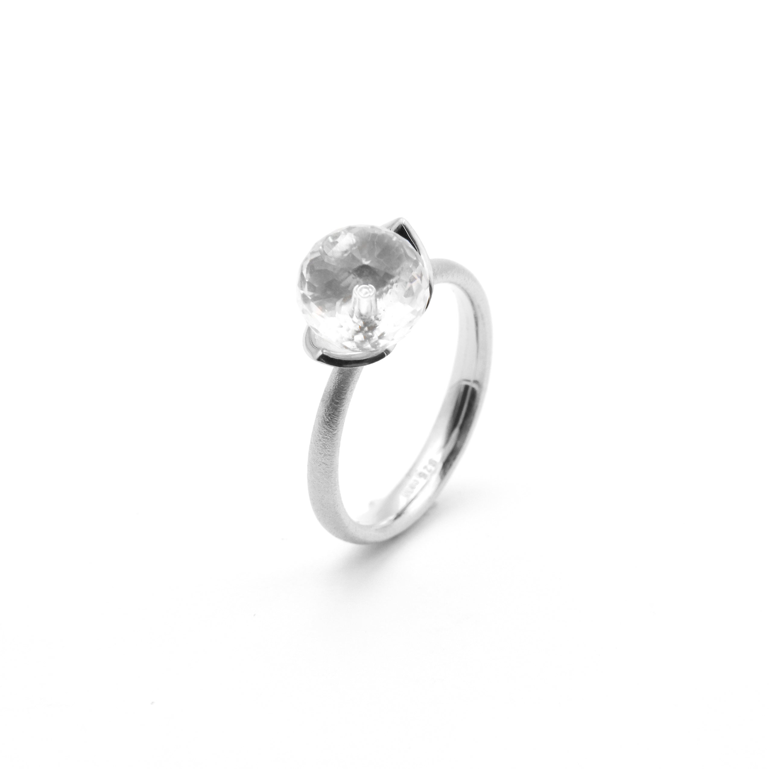 Dolce Ring "smal" mit Bergkristall 925/-
