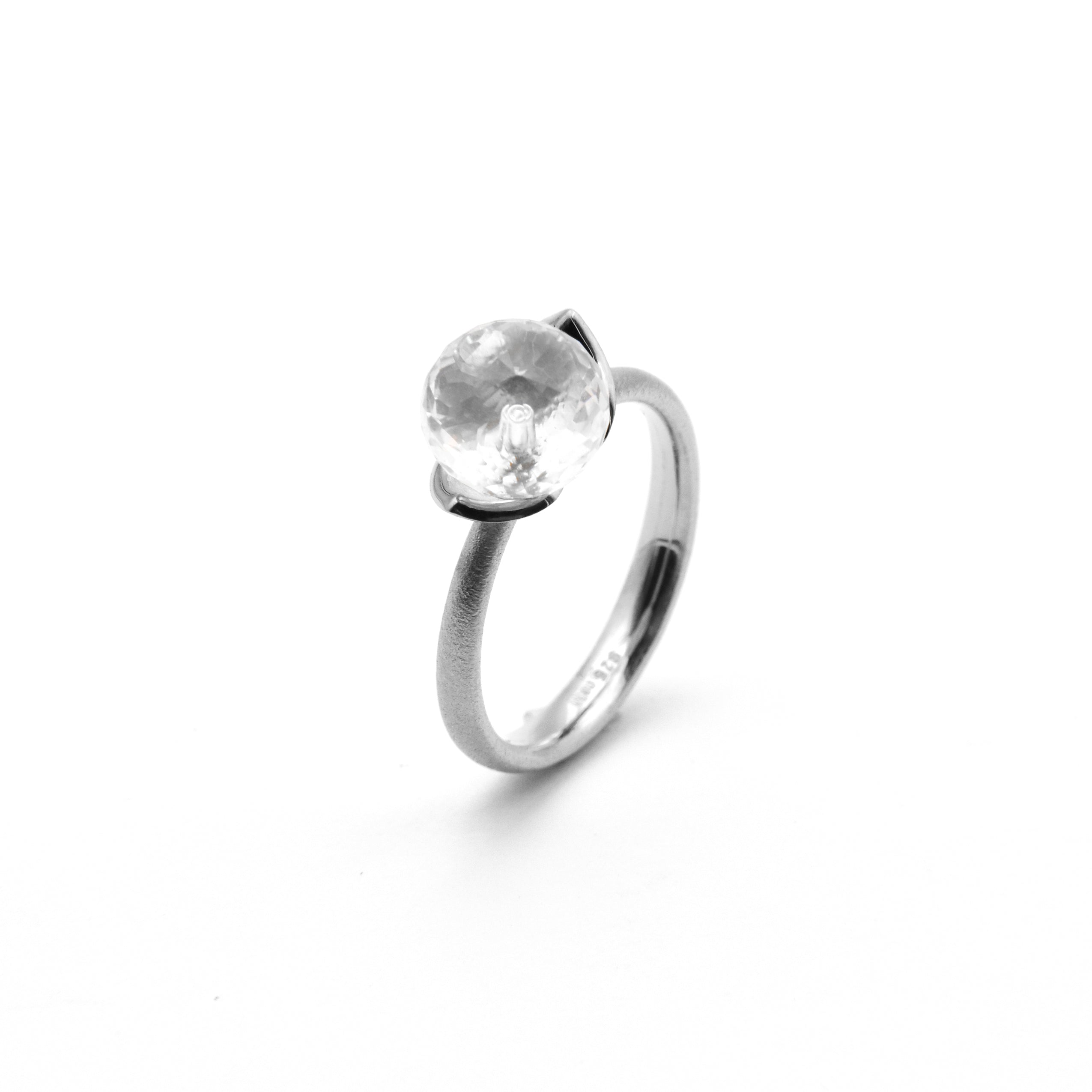 Dolce Ring "smal" mit Bergkristall 925/-