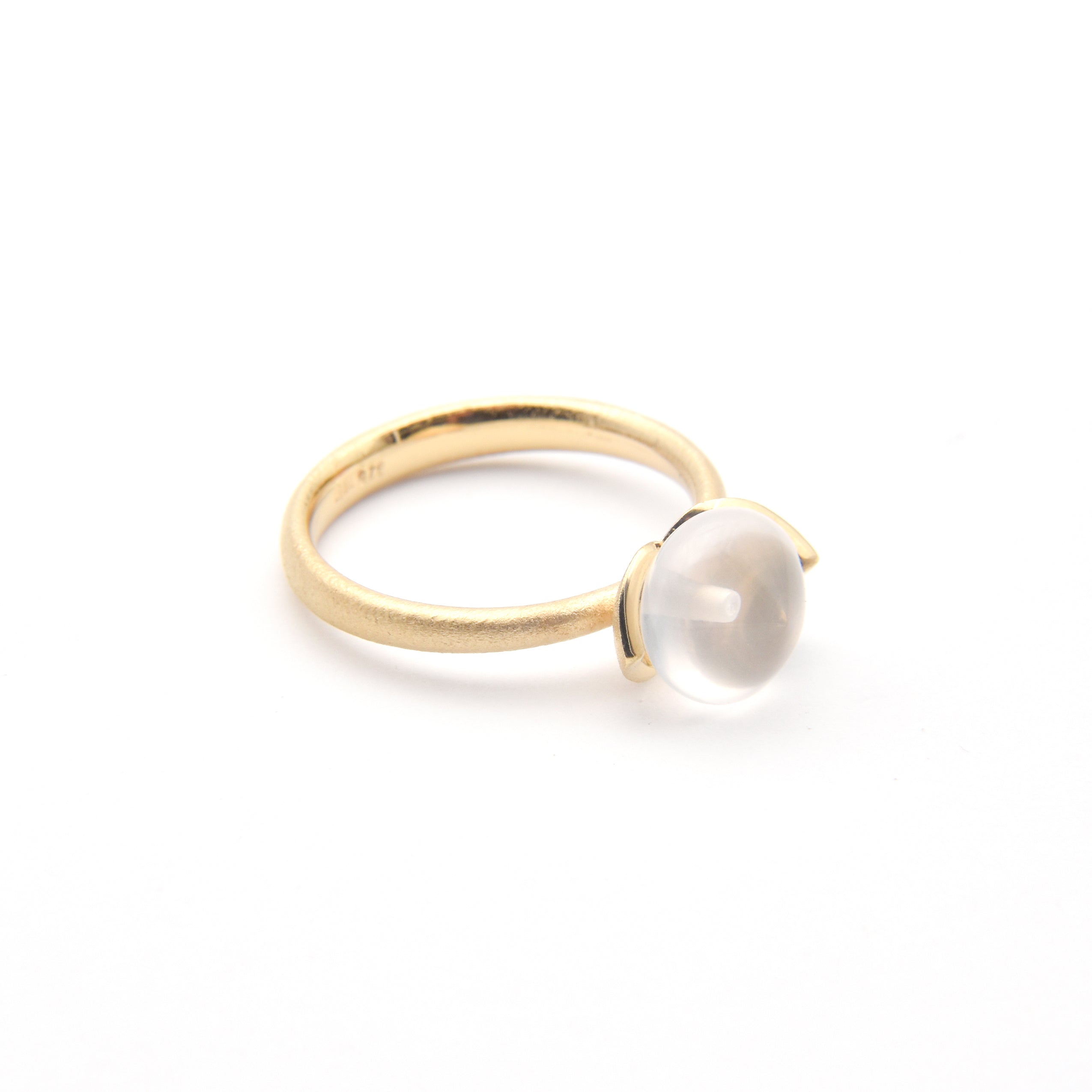 Dolce Ring "smal" mit Milchquarz 925/-