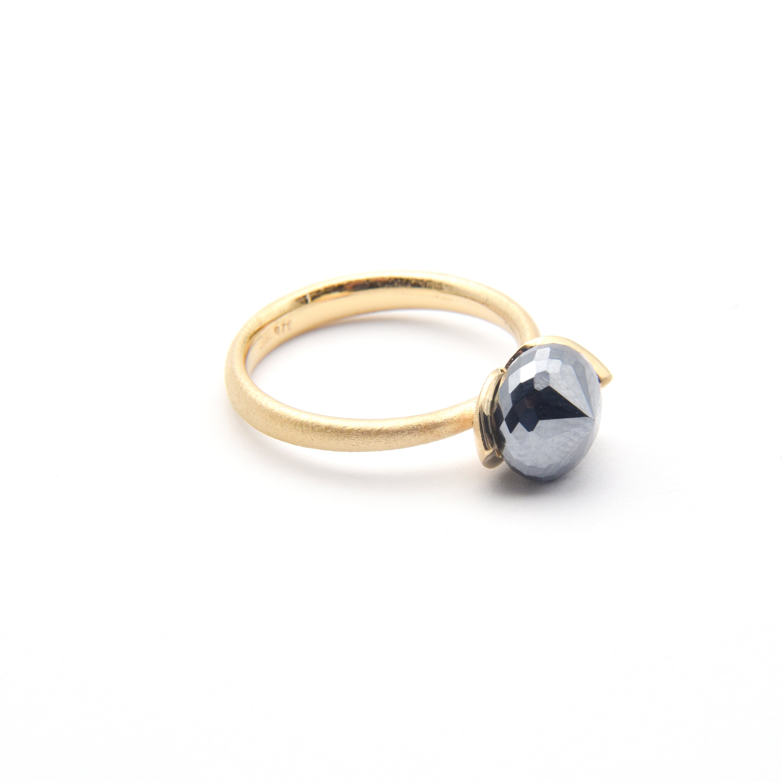 Dolce Ring "smal" mit Hämatit rec. 925/-