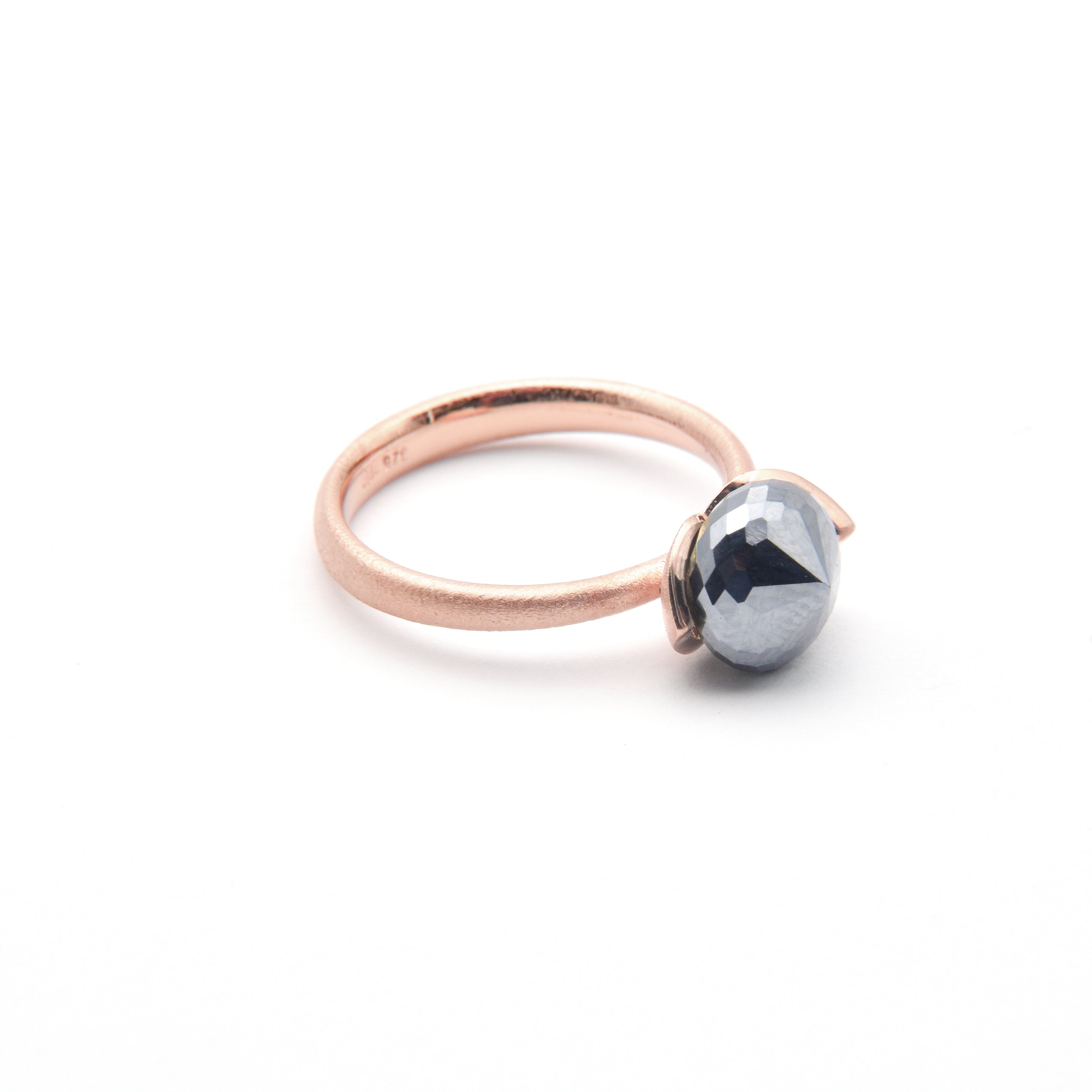 Dolce Ring "smal" mit Hämatit rec. 925/-