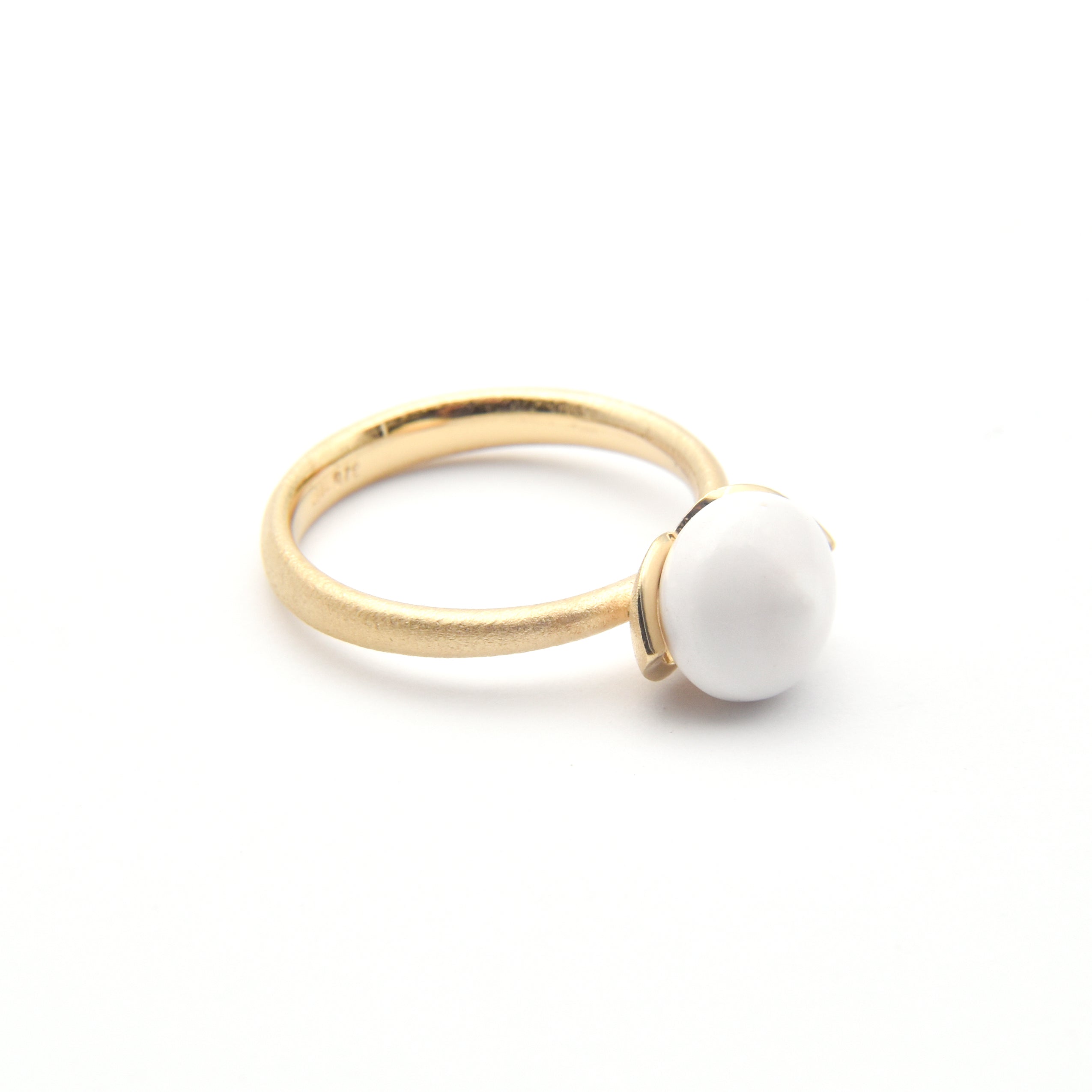 Anello Dolce "smal" con Kasholong 925/-