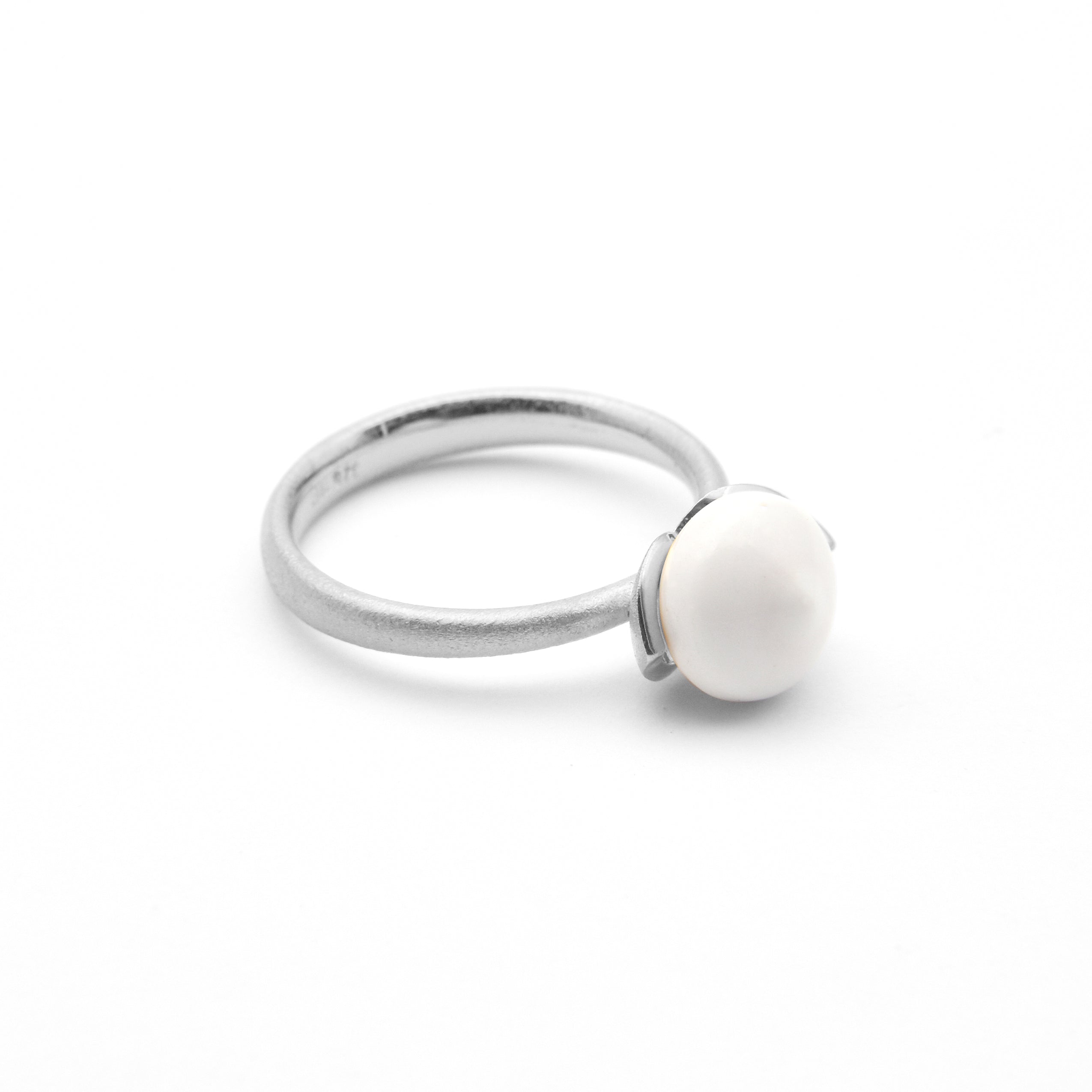 Dolce ring "smal" met Kasholong 925/-