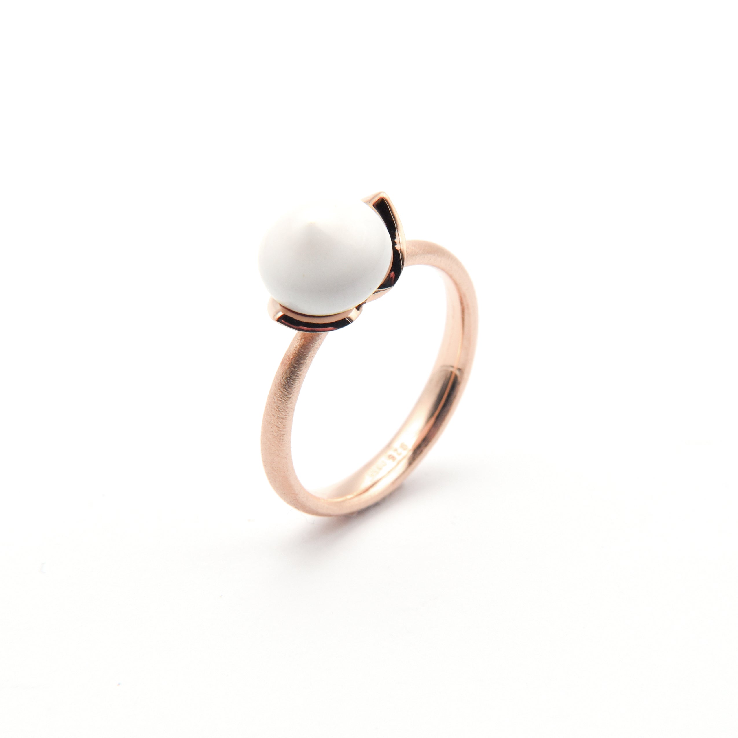 Anello Dolce "smal" con Kasholong 925/-