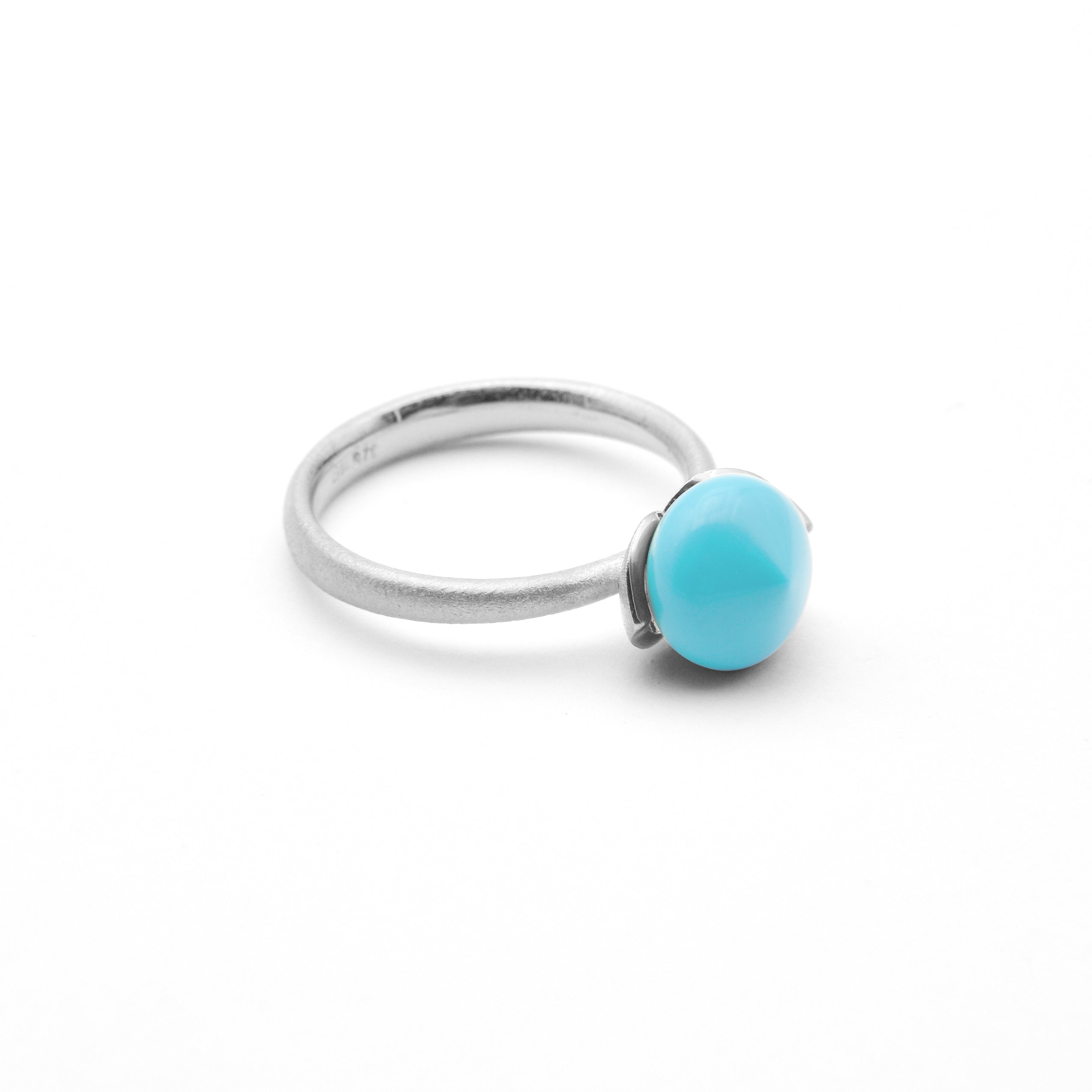 Dolce Ring "smal" mit Chalcedon rec. 925/-
