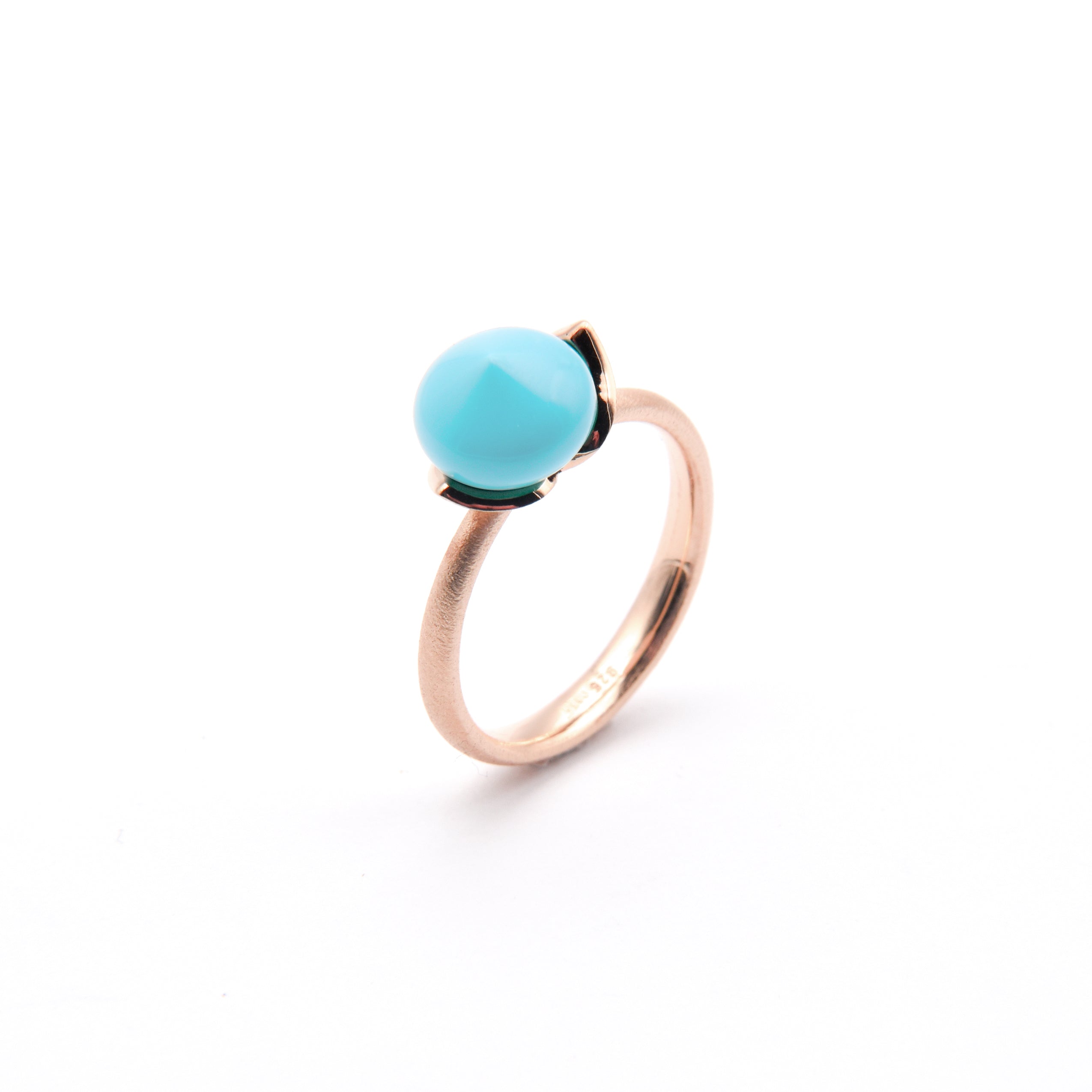 Dolce Ring "smal" mit Chalcedon rec. 925/-