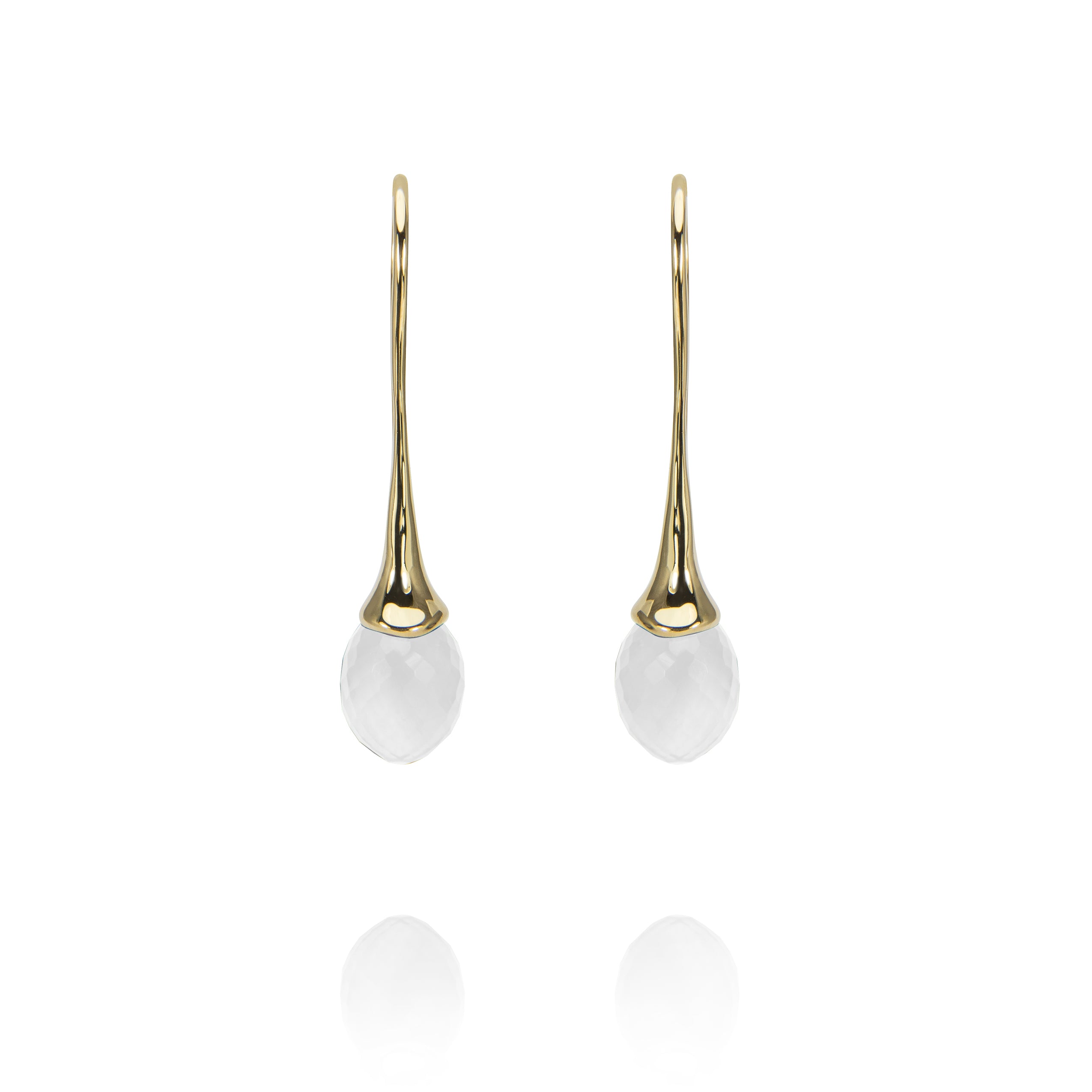 Gioielli all'orecchio Olivia "Cristallo di rocca" 925/-