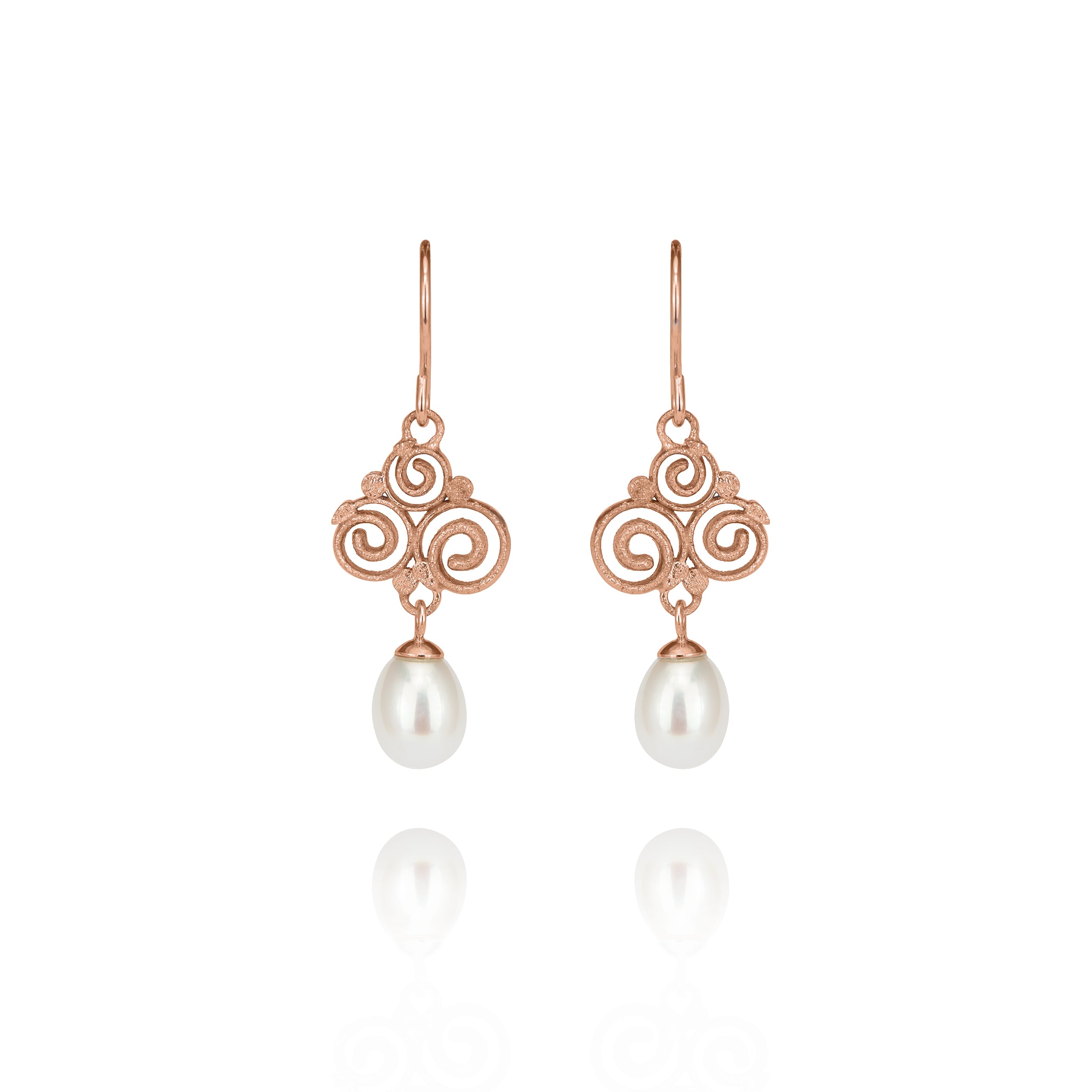 Gioielli all'orecchio Grace 925/- con perla pampel