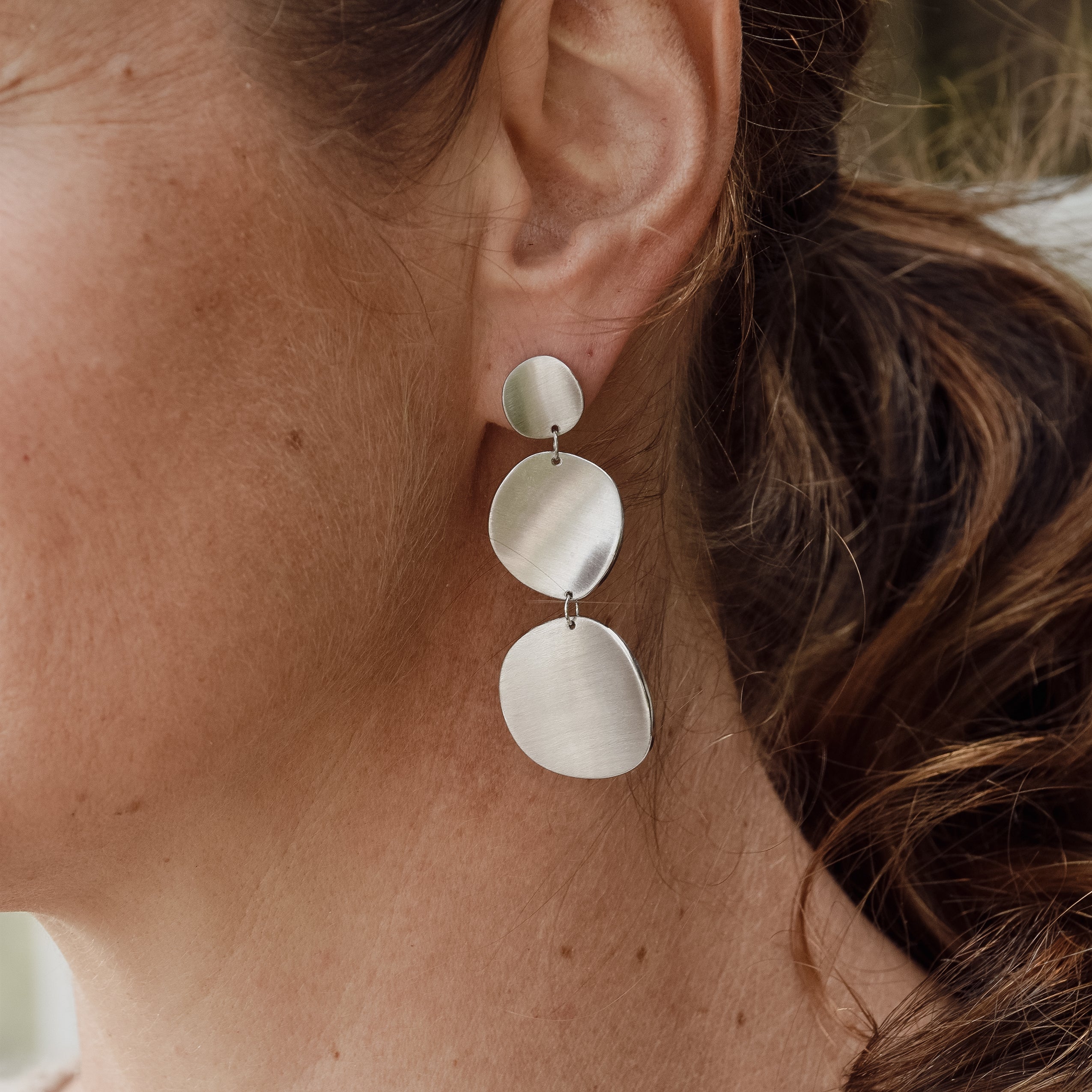 Orecchini chiusi "smal big" 925/-