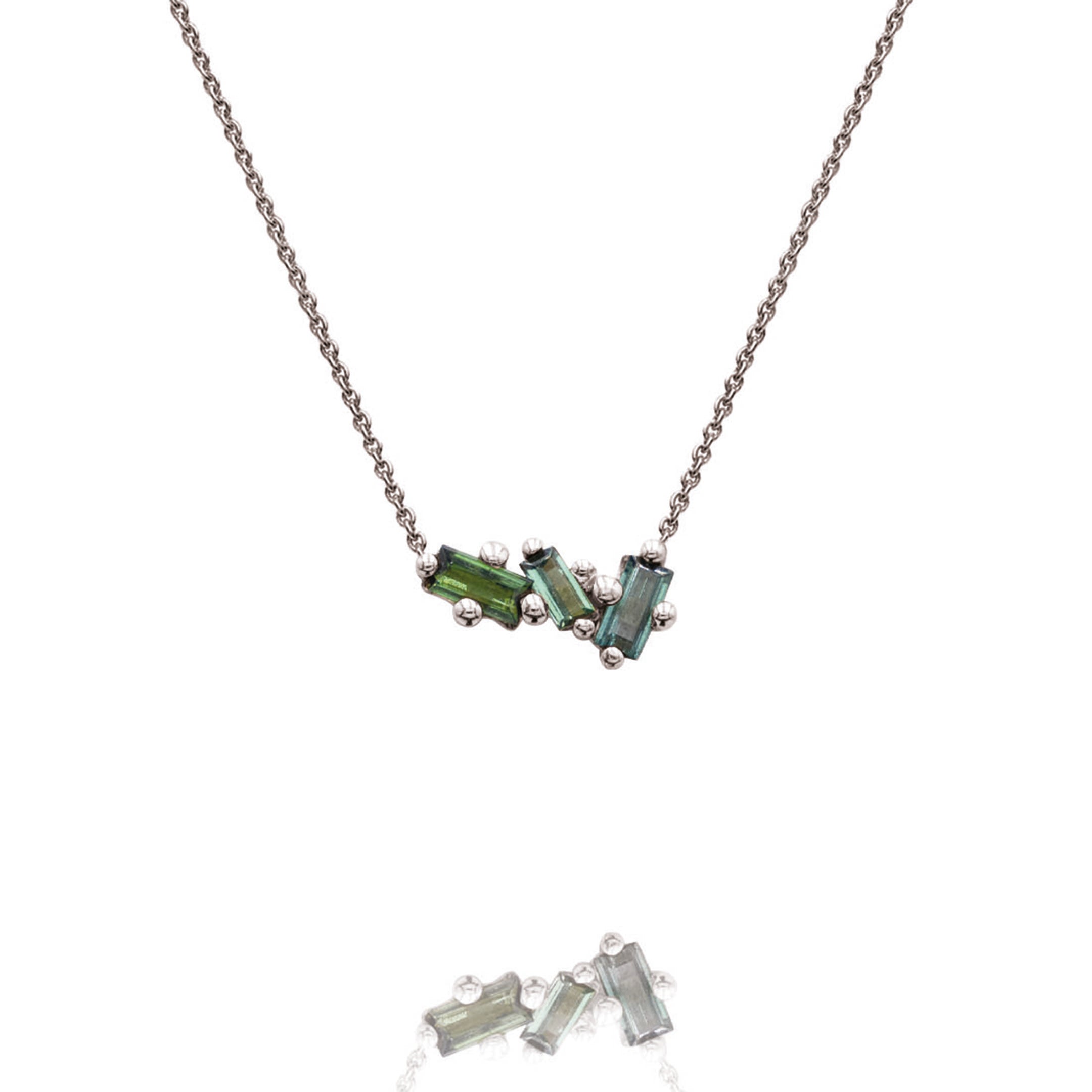 Sparkle vedhæng "smal" i 585/- guld med diamanter