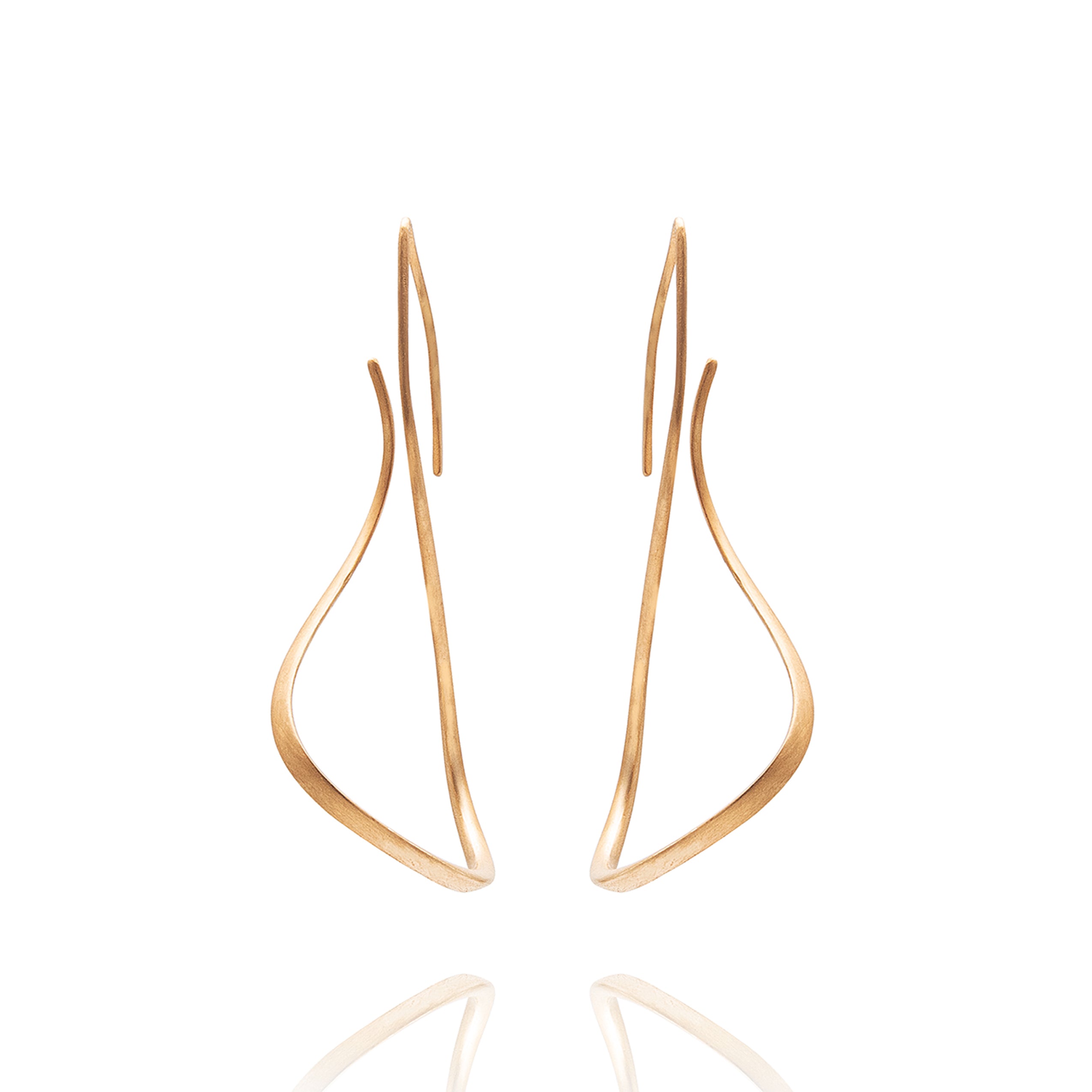 Cascade öronsmycke "move" i 585/- guld