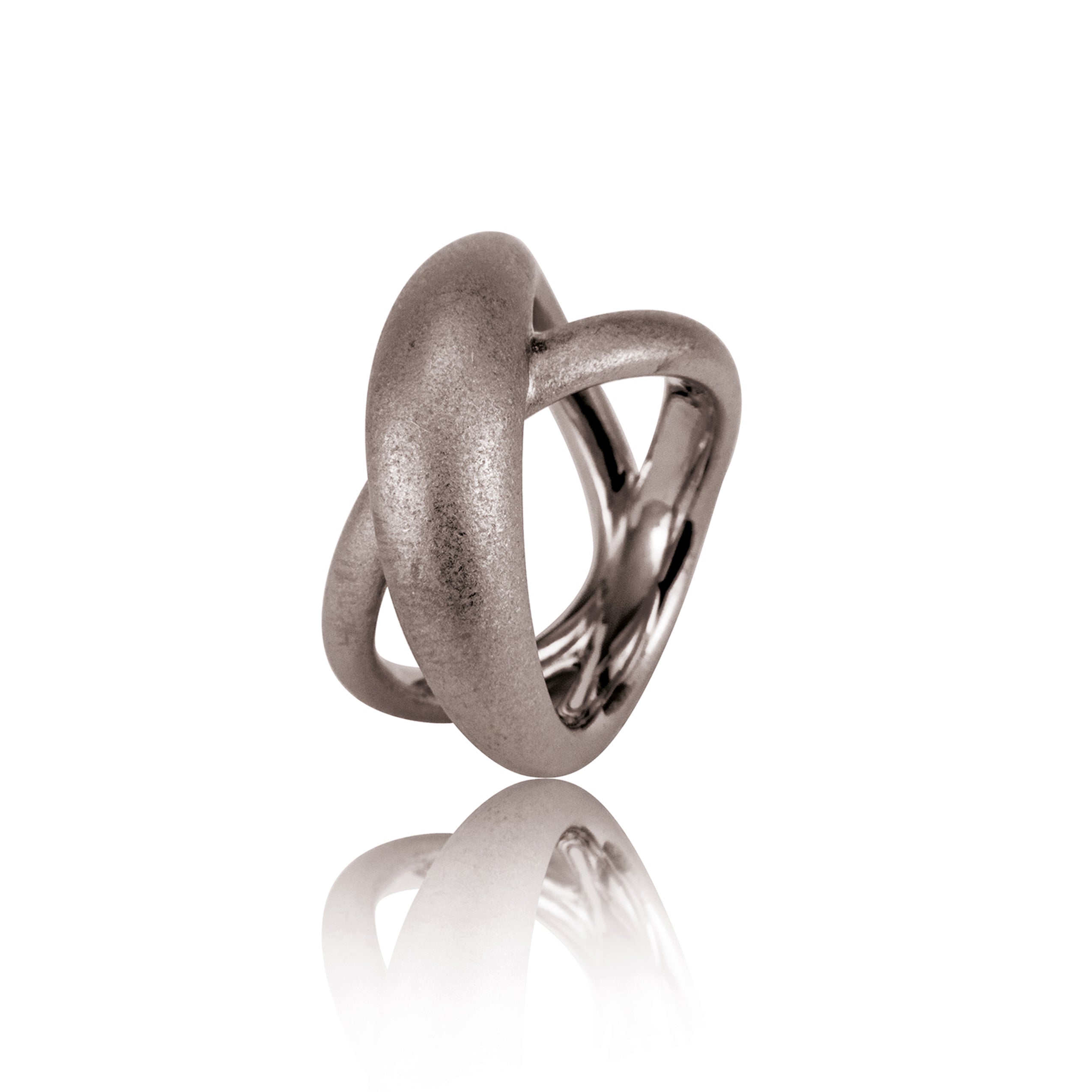 Closed Ring "cross" 925/-