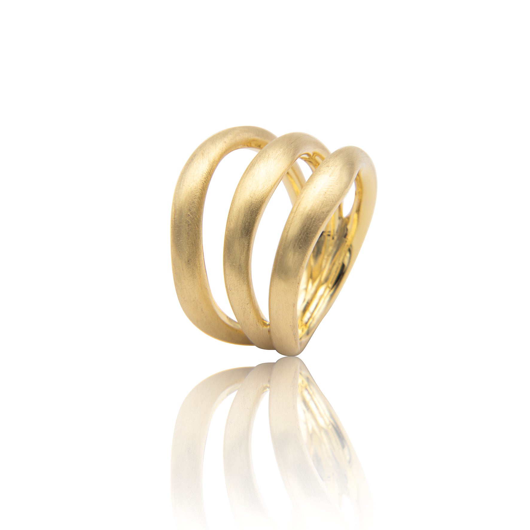 Anello chiuso "3" 925/-