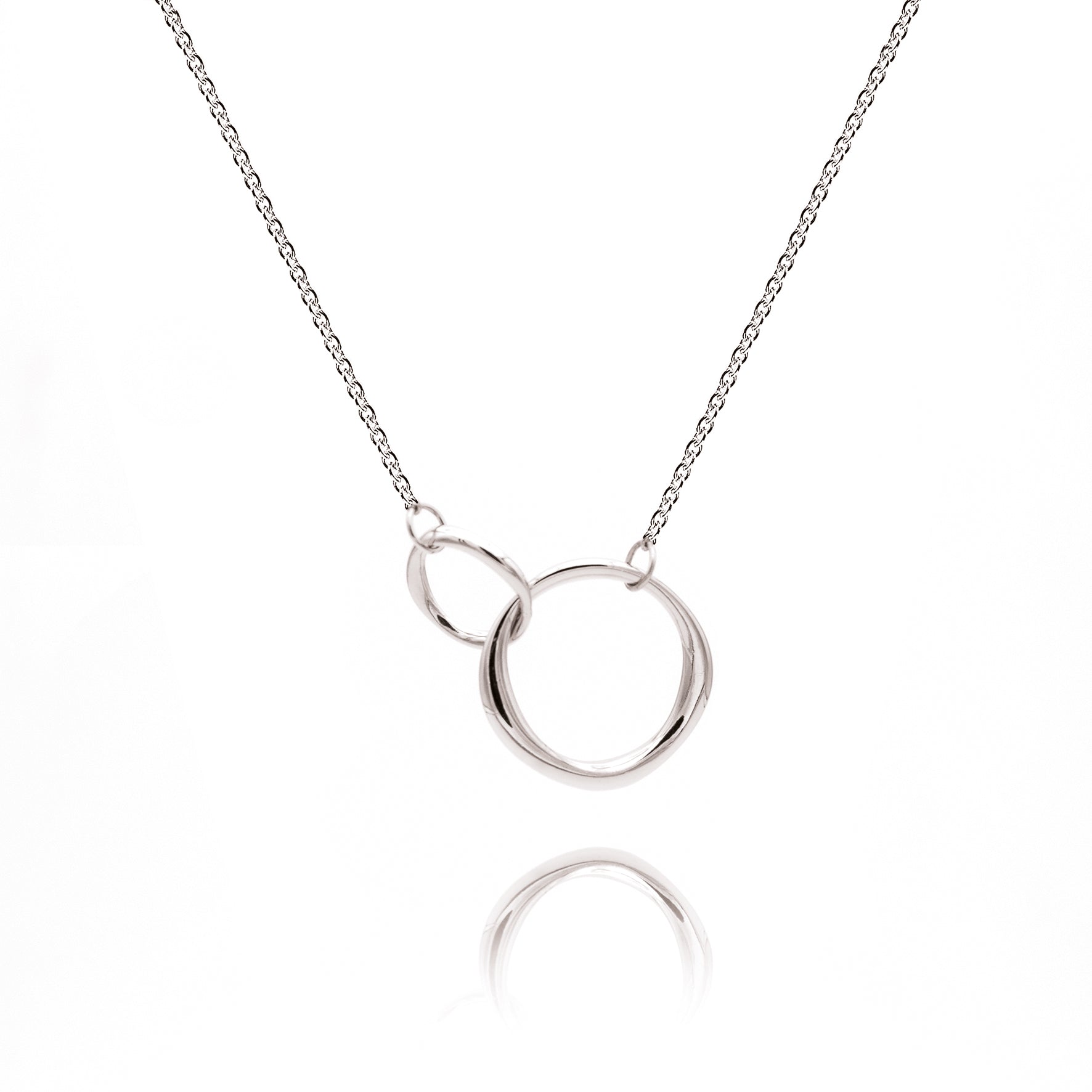 Gesloten hanger "twee" 925/-