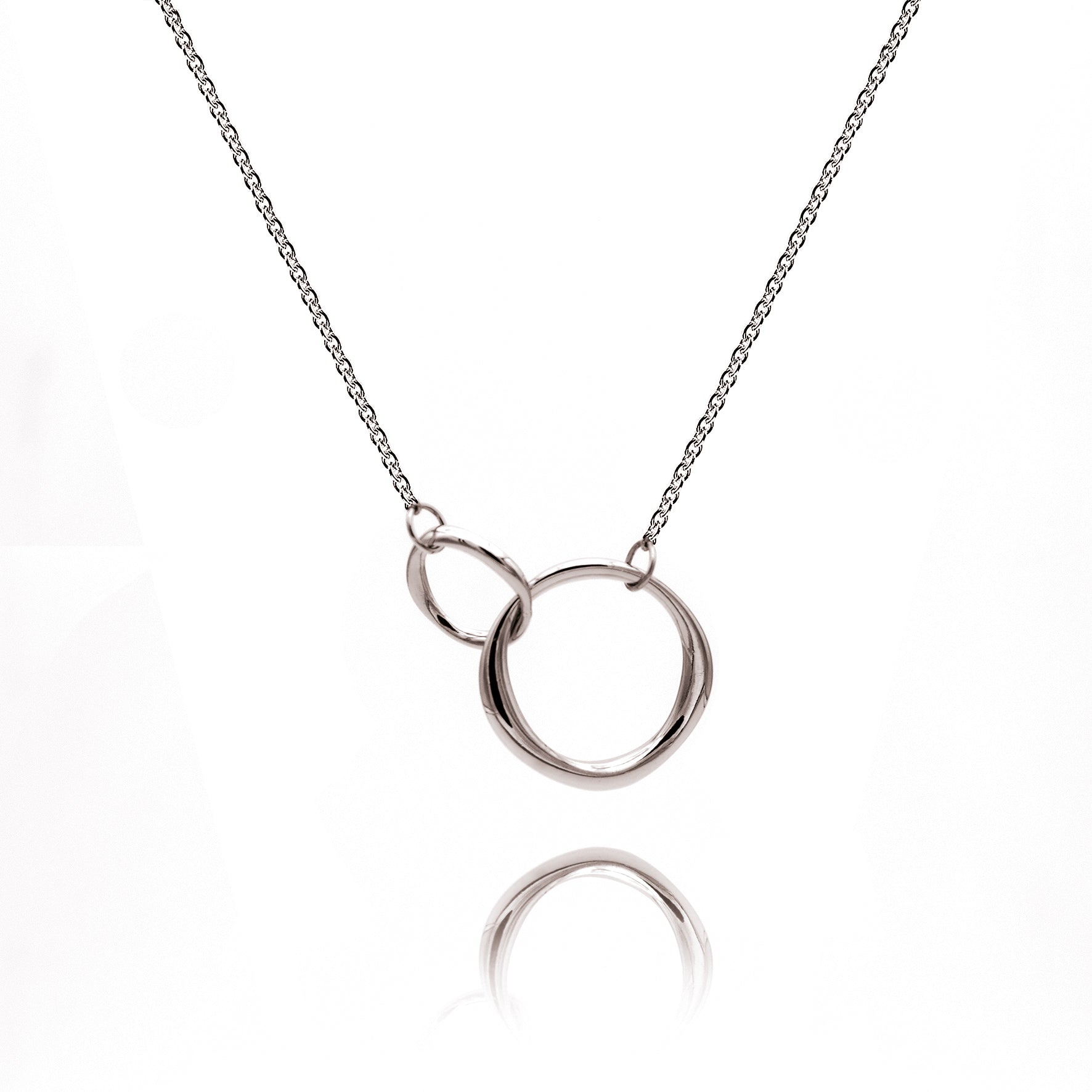 Gesloten hanger "twee" 925/-