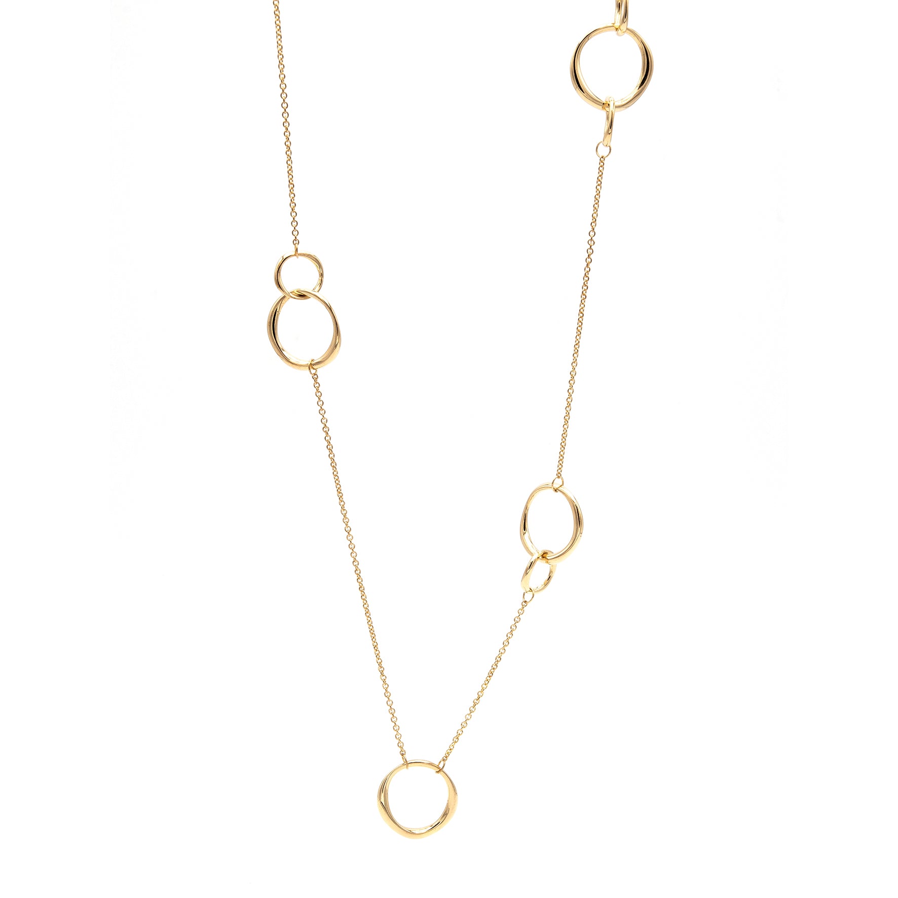 Slutet halsband "mini midi" 925/-