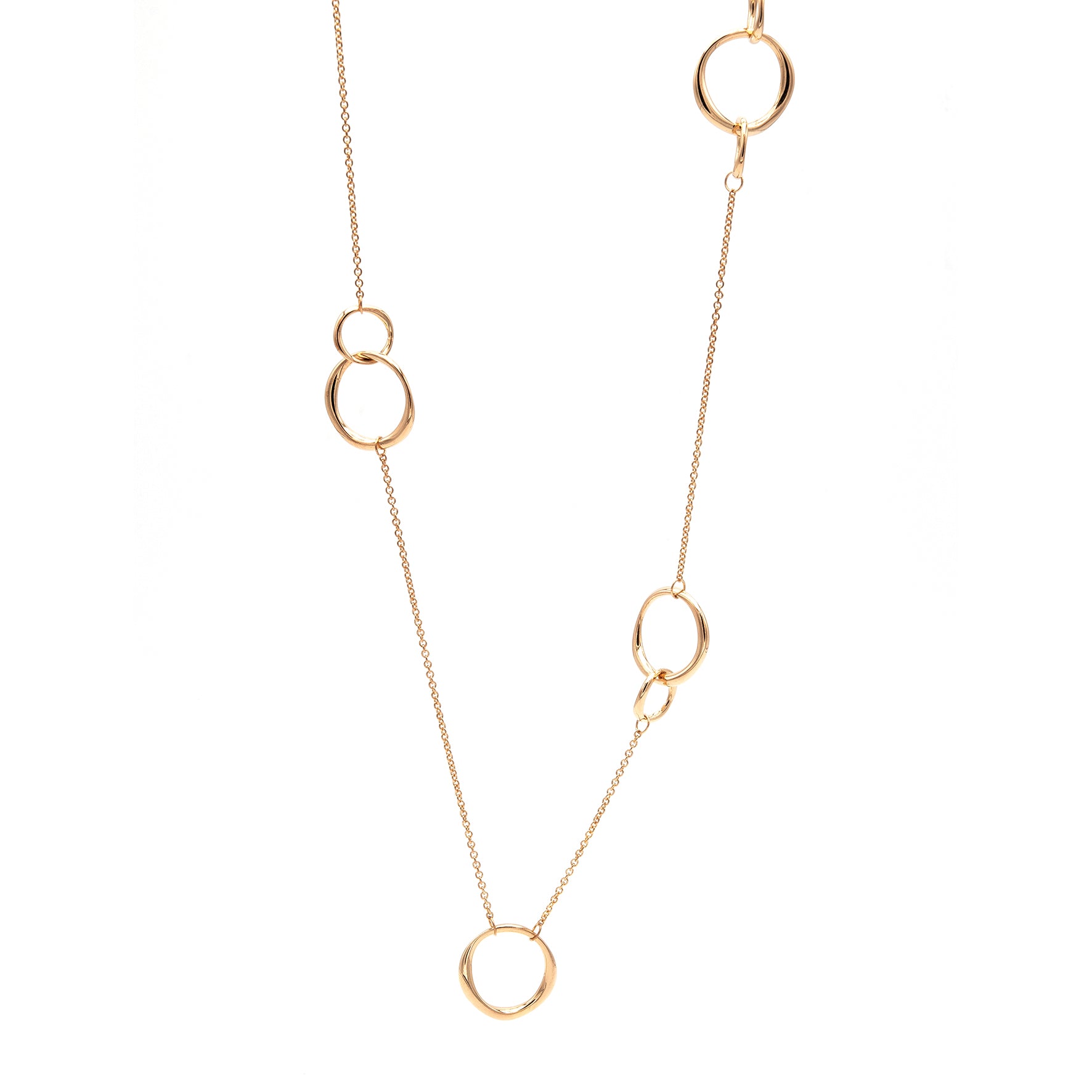 Slutet halsband "mini midi" 925/-