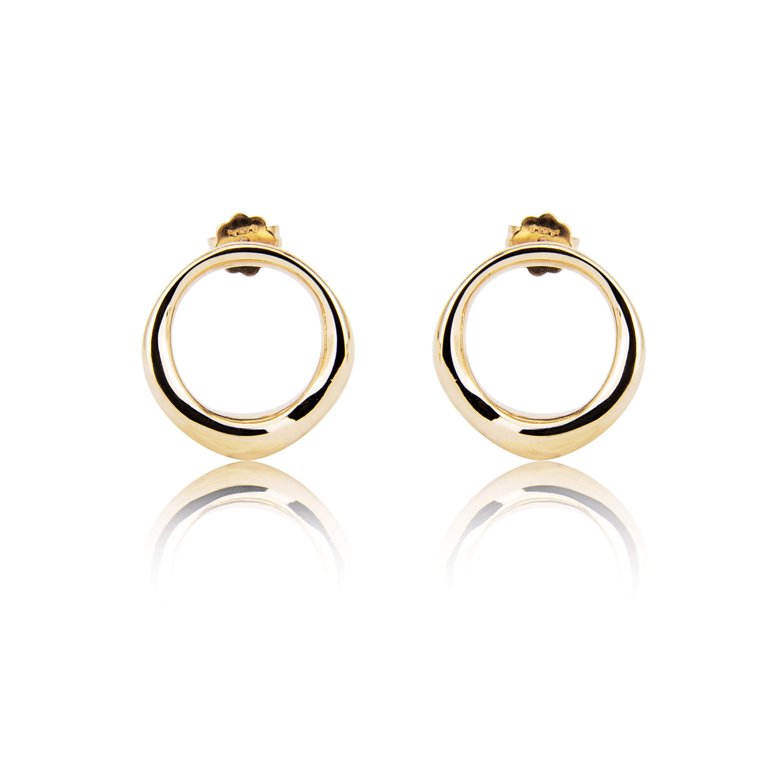 Orecchini chiusi a cerchio "medio" 925/-