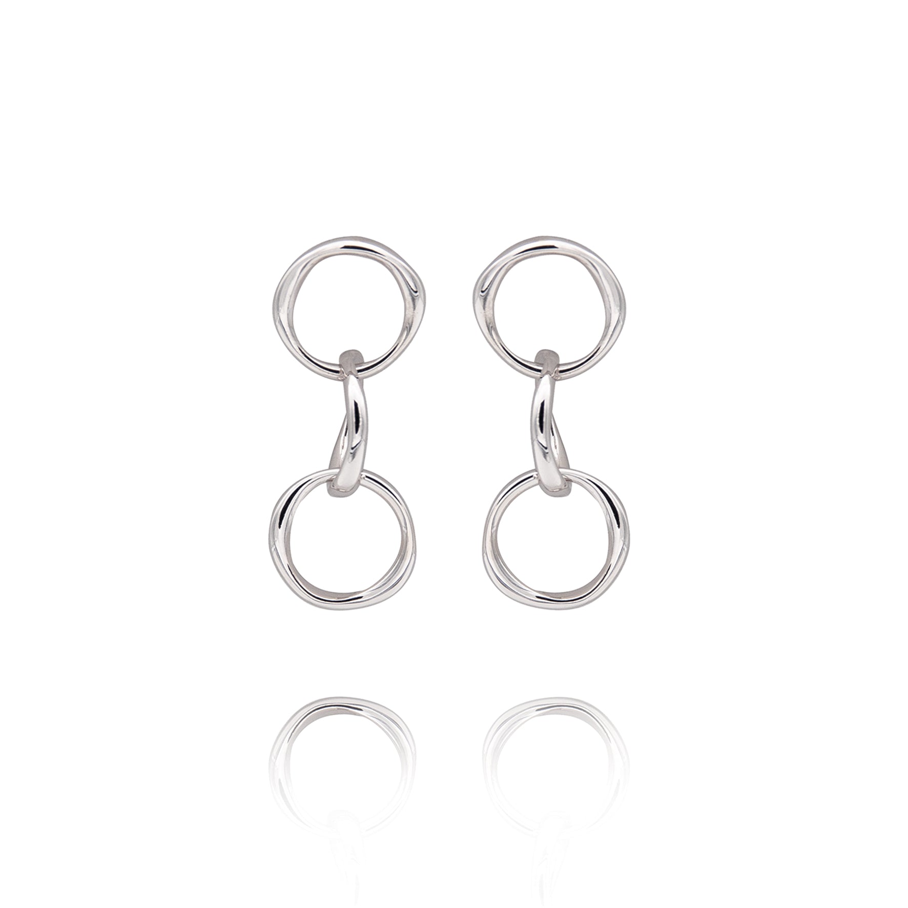 Orecchino chiuso "mini 3" 925/-