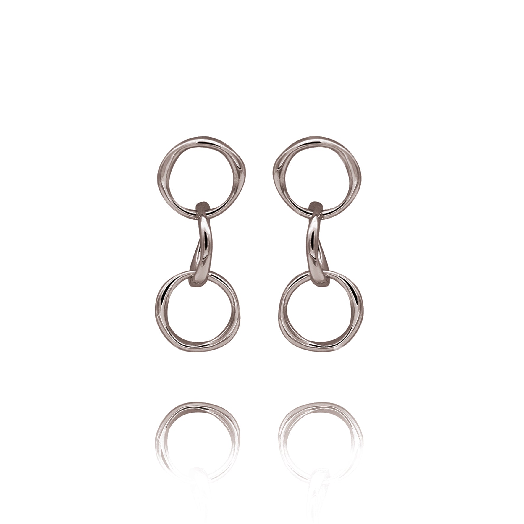 Orecchino chiuso "mini 3" 925/-