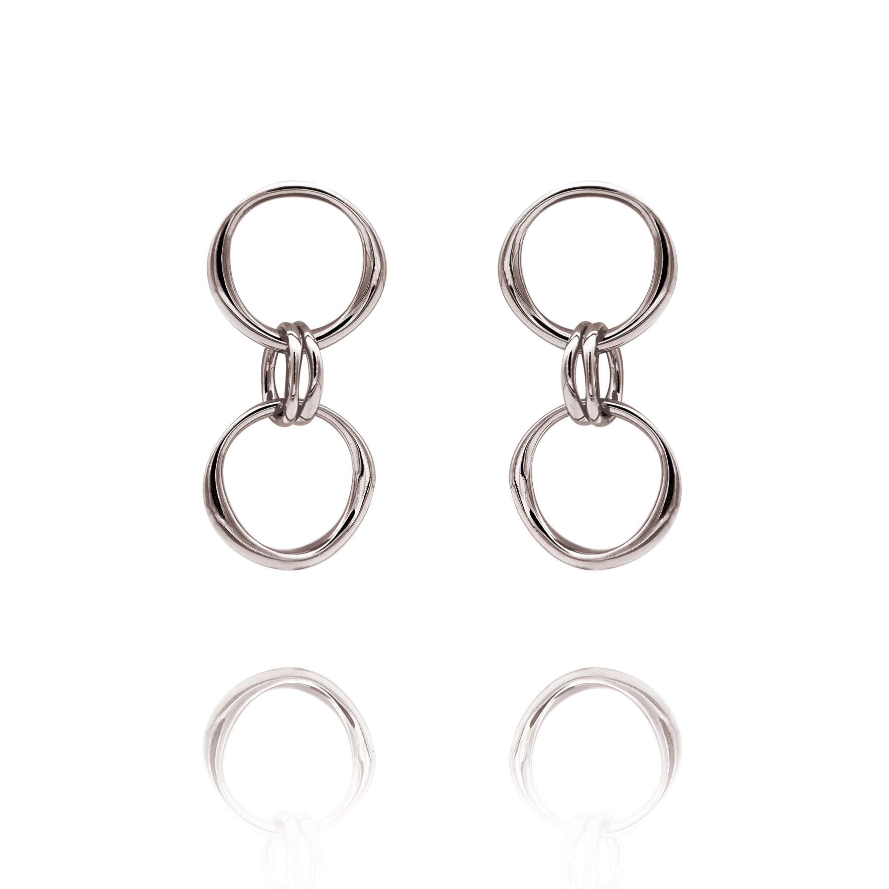 Closed Ohrring "two" 925/-
