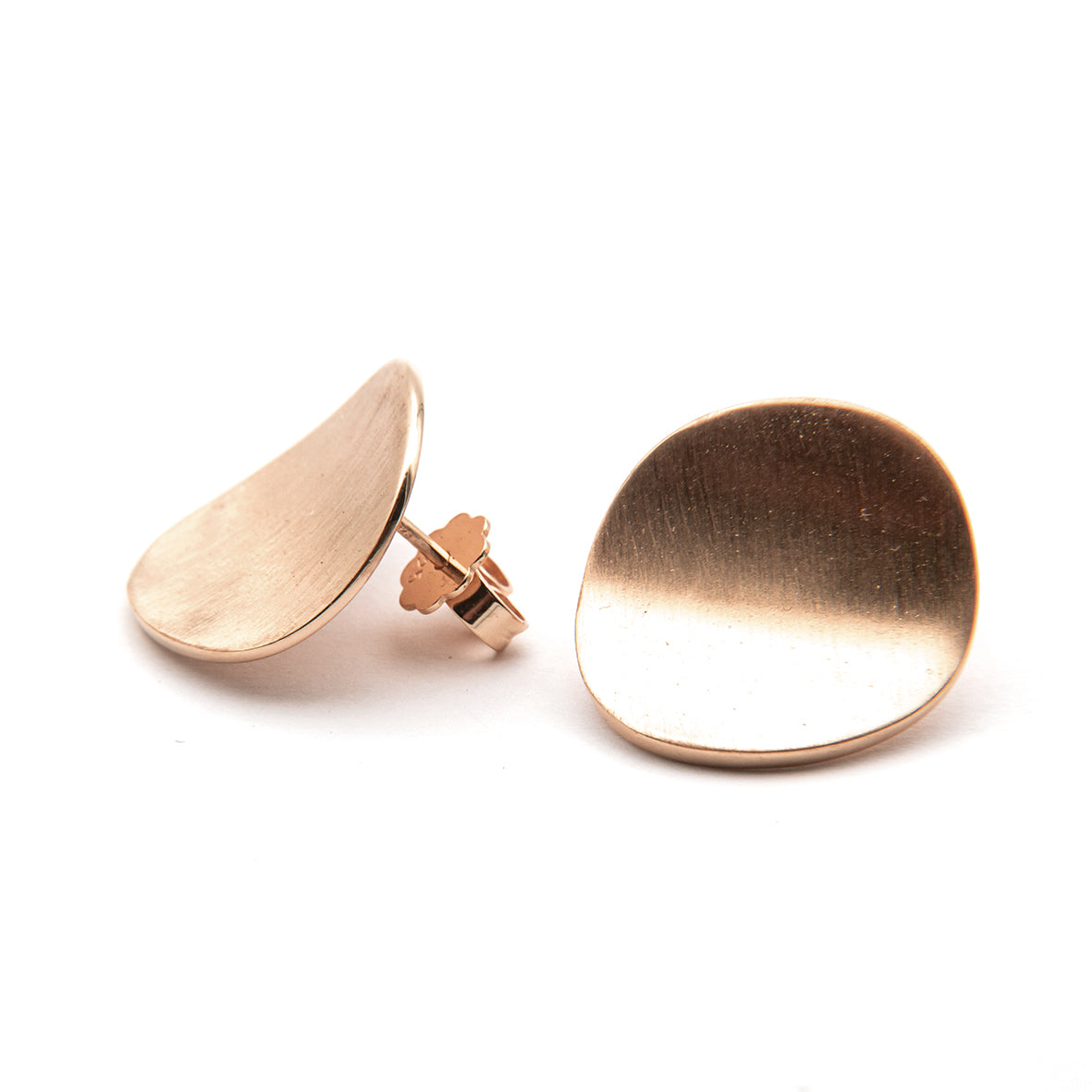Gesloten oorbellen "medium " 925/-