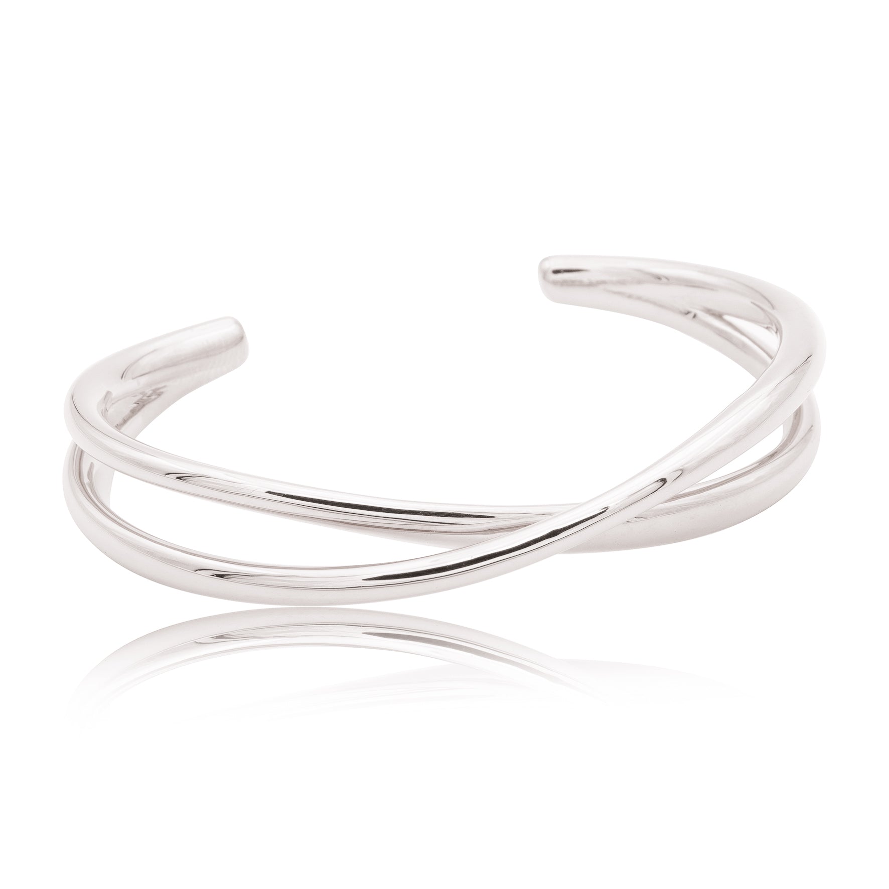 Bracciale chiuso "croce" 925/-