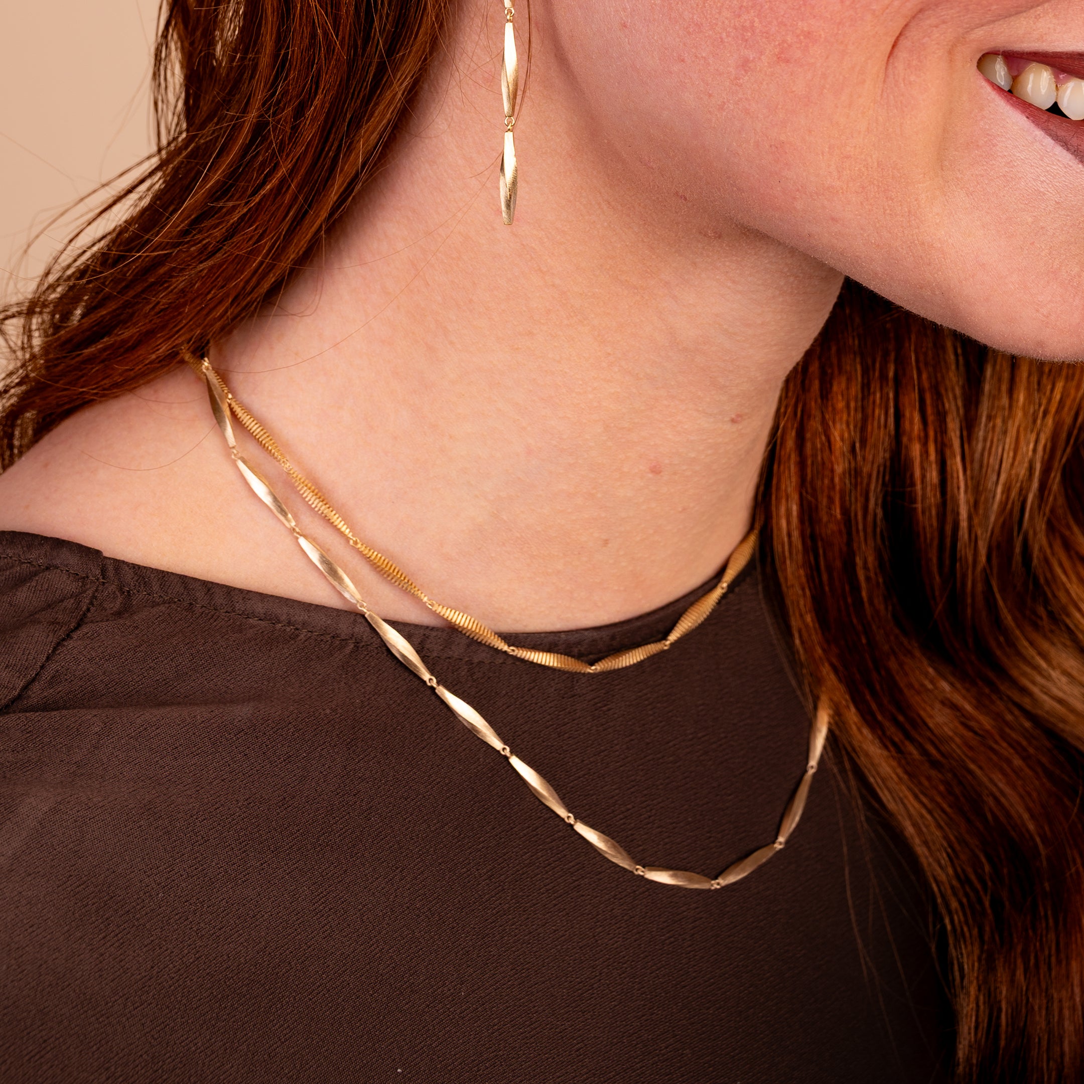 Sparkle ring "big" i 585/- guld med 7 diamanter