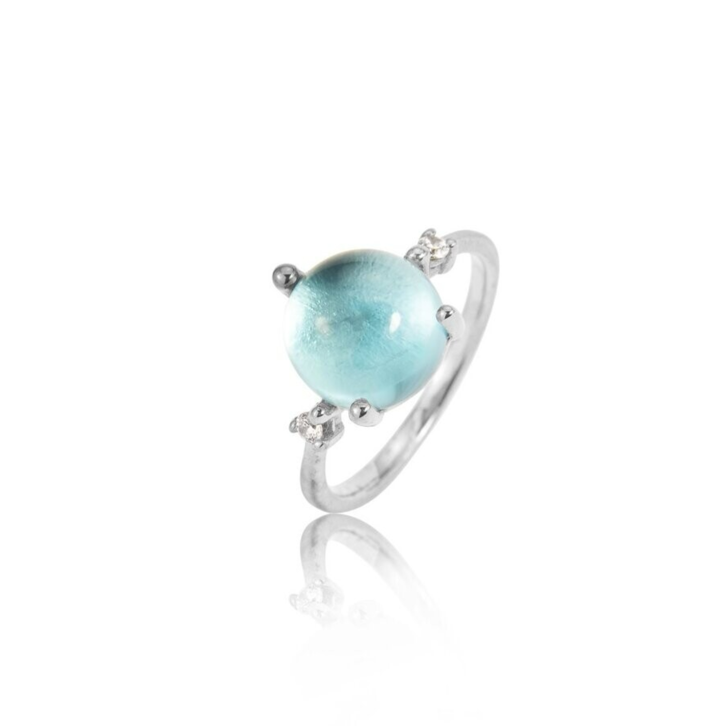 Stellini Ring "big" in 585/- Gold mit Topas Swiss