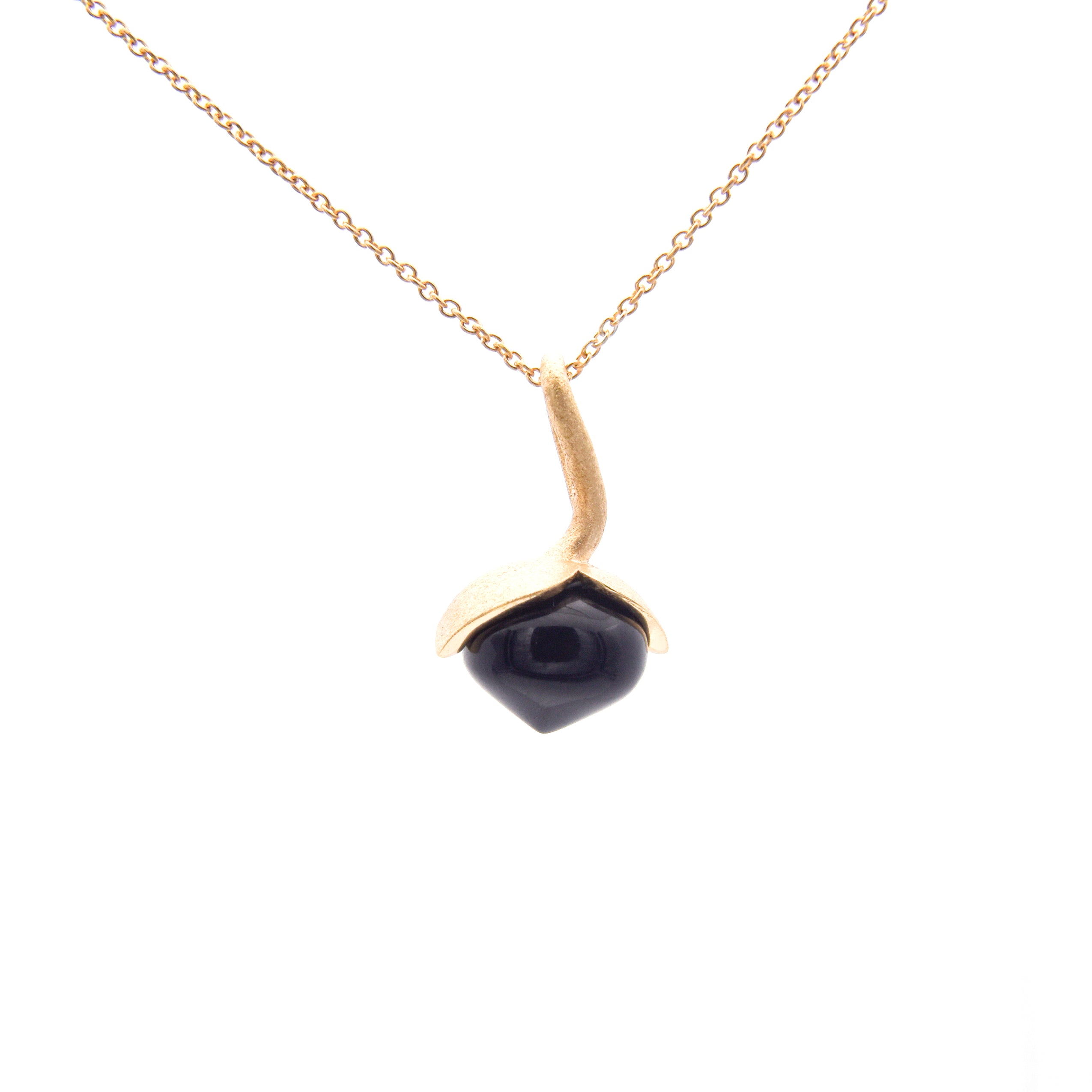 Dolce pendant "medium" with Onix 925/-