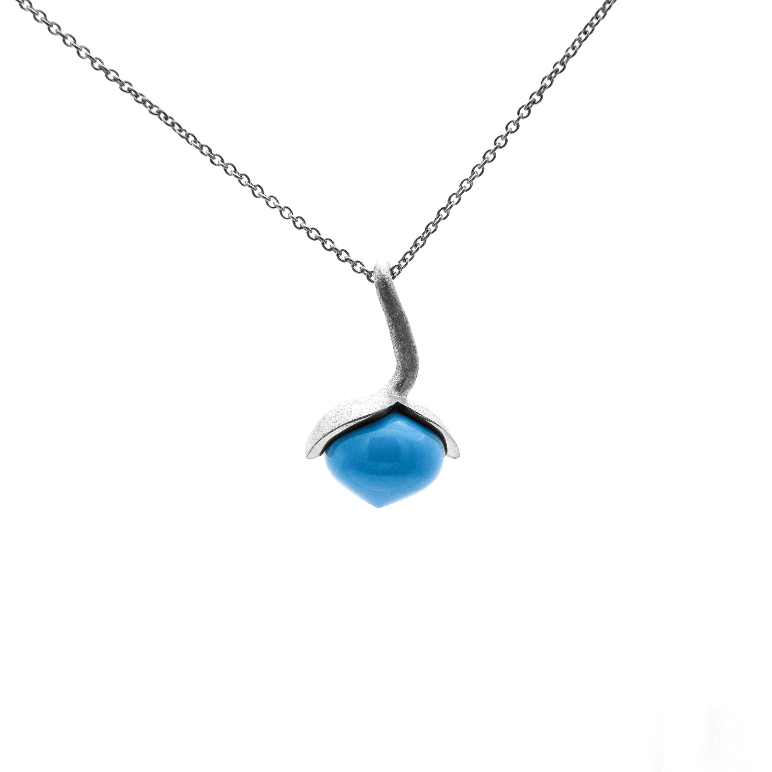 Dolce pendant "medium" with turquoise rec. 925/-