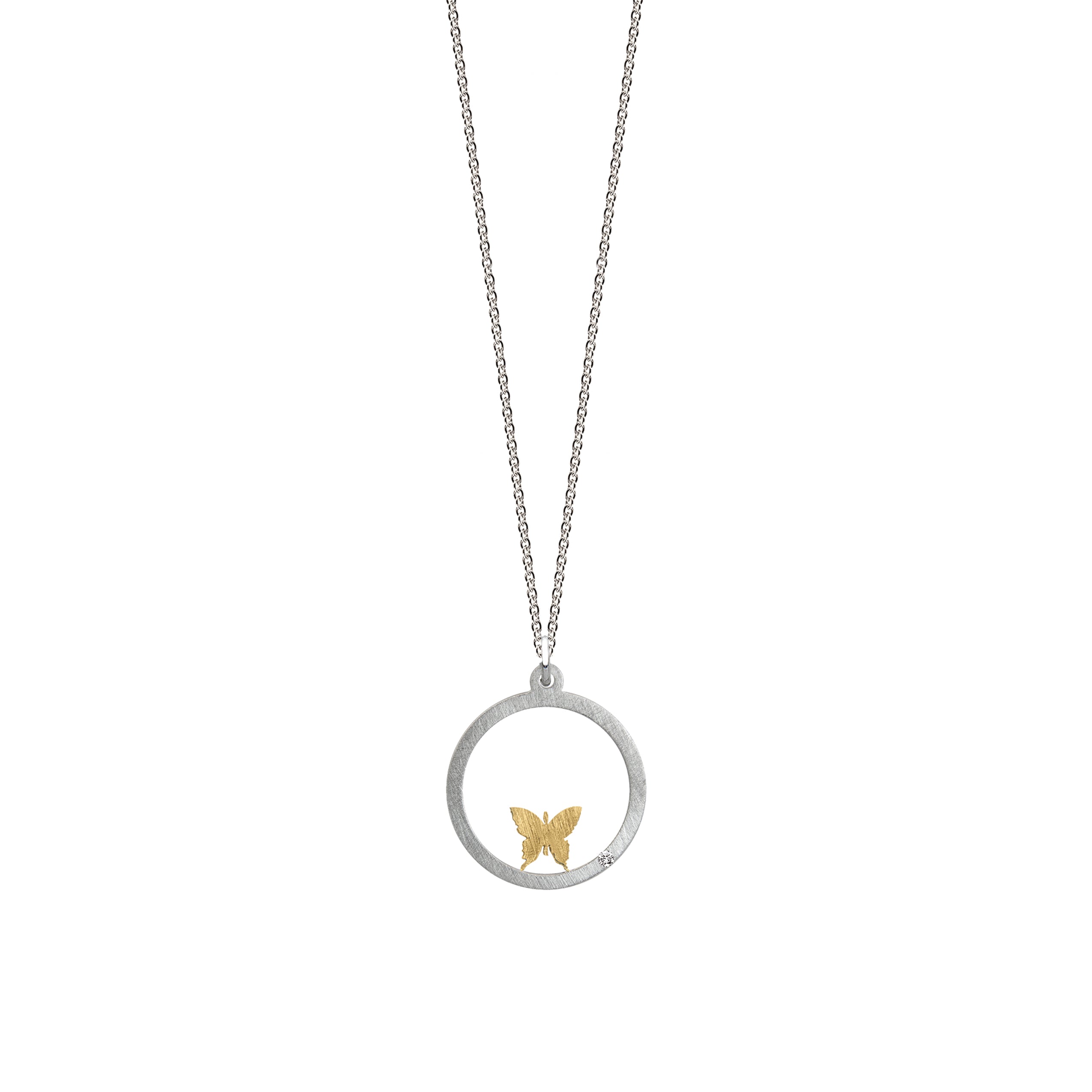 Intention pendentif "JOY" avec brillant 0.007ct TWVS