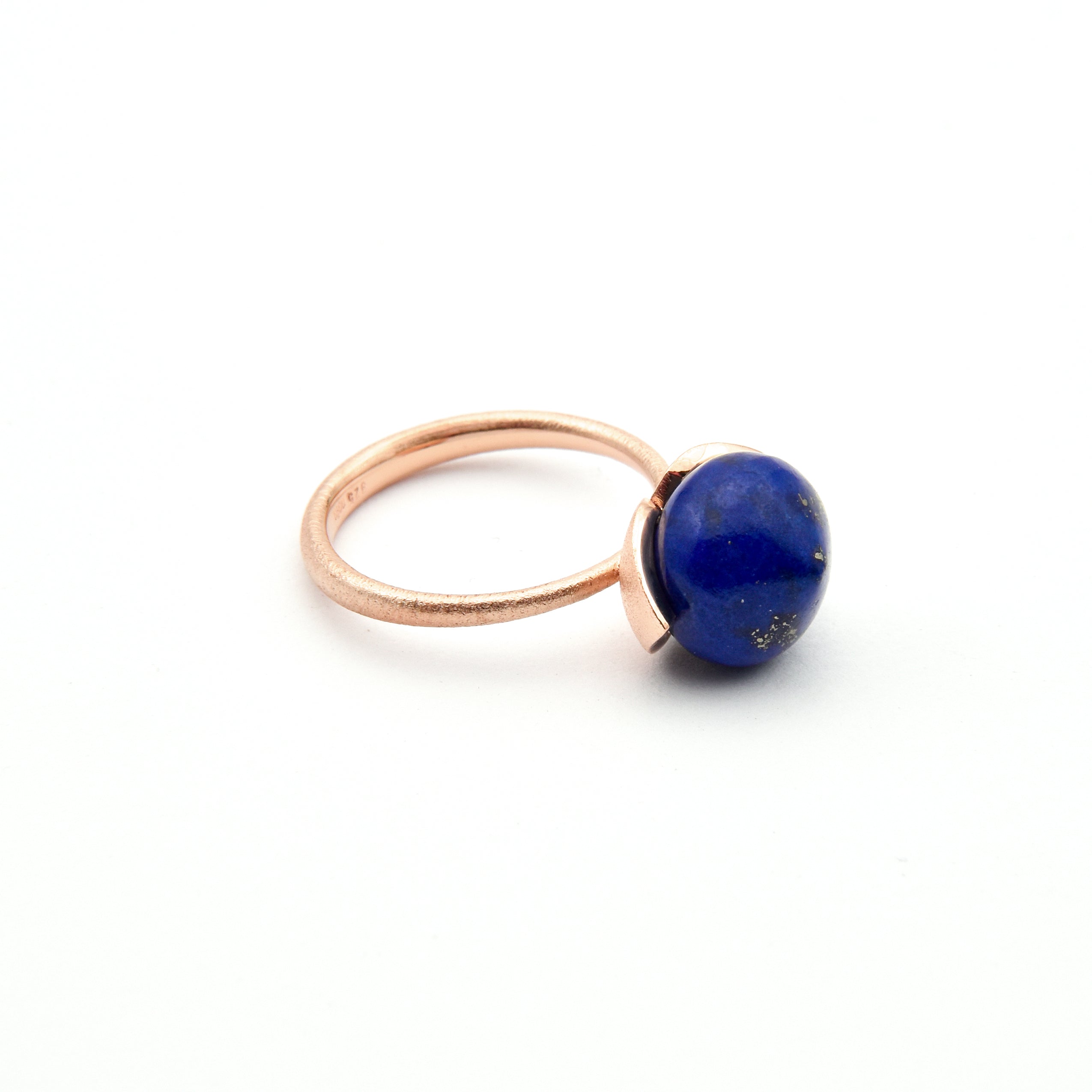 Dolce ring "medium" met lapis lazuli 925/-