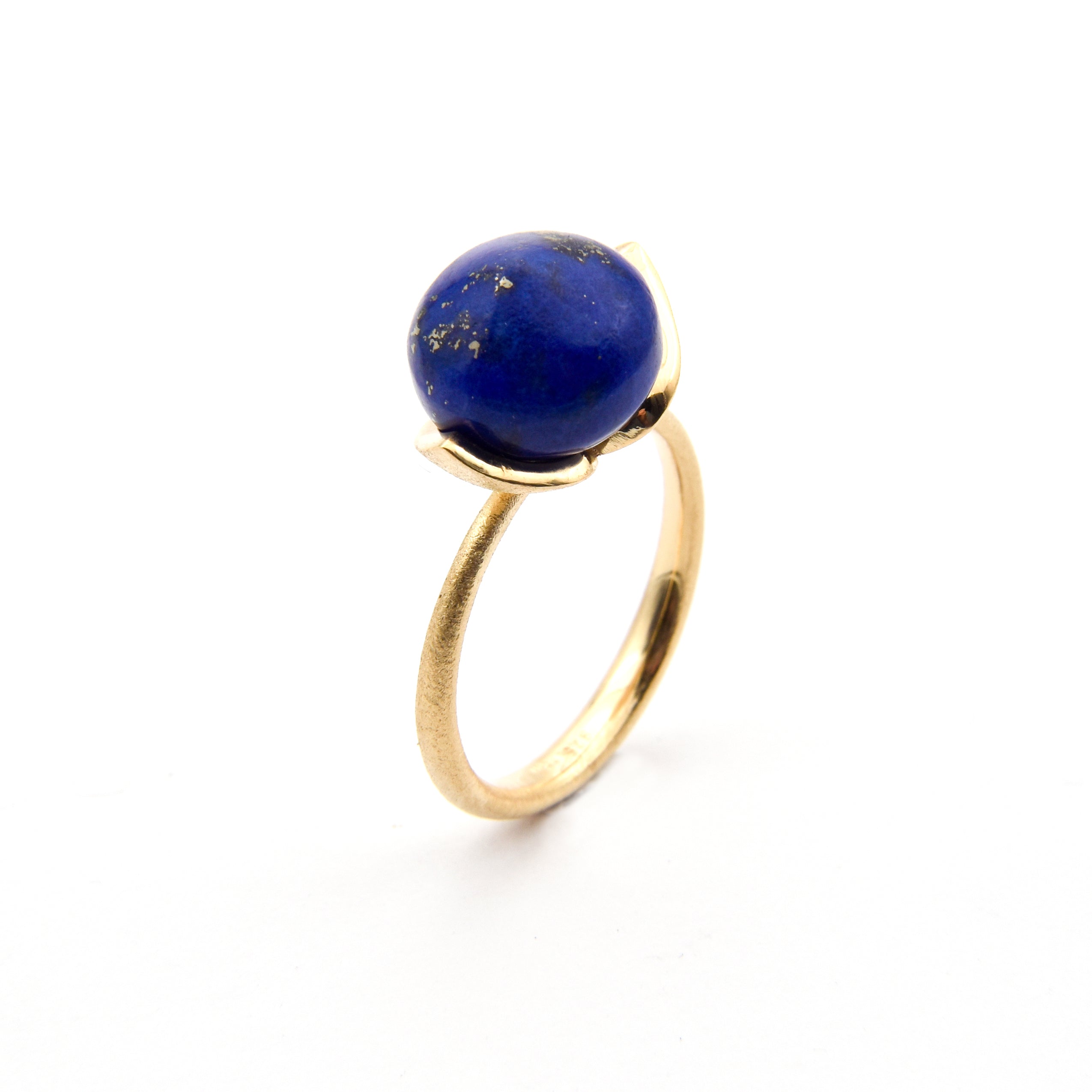 Dolce ring "medium" met lapis lazuli 925/-