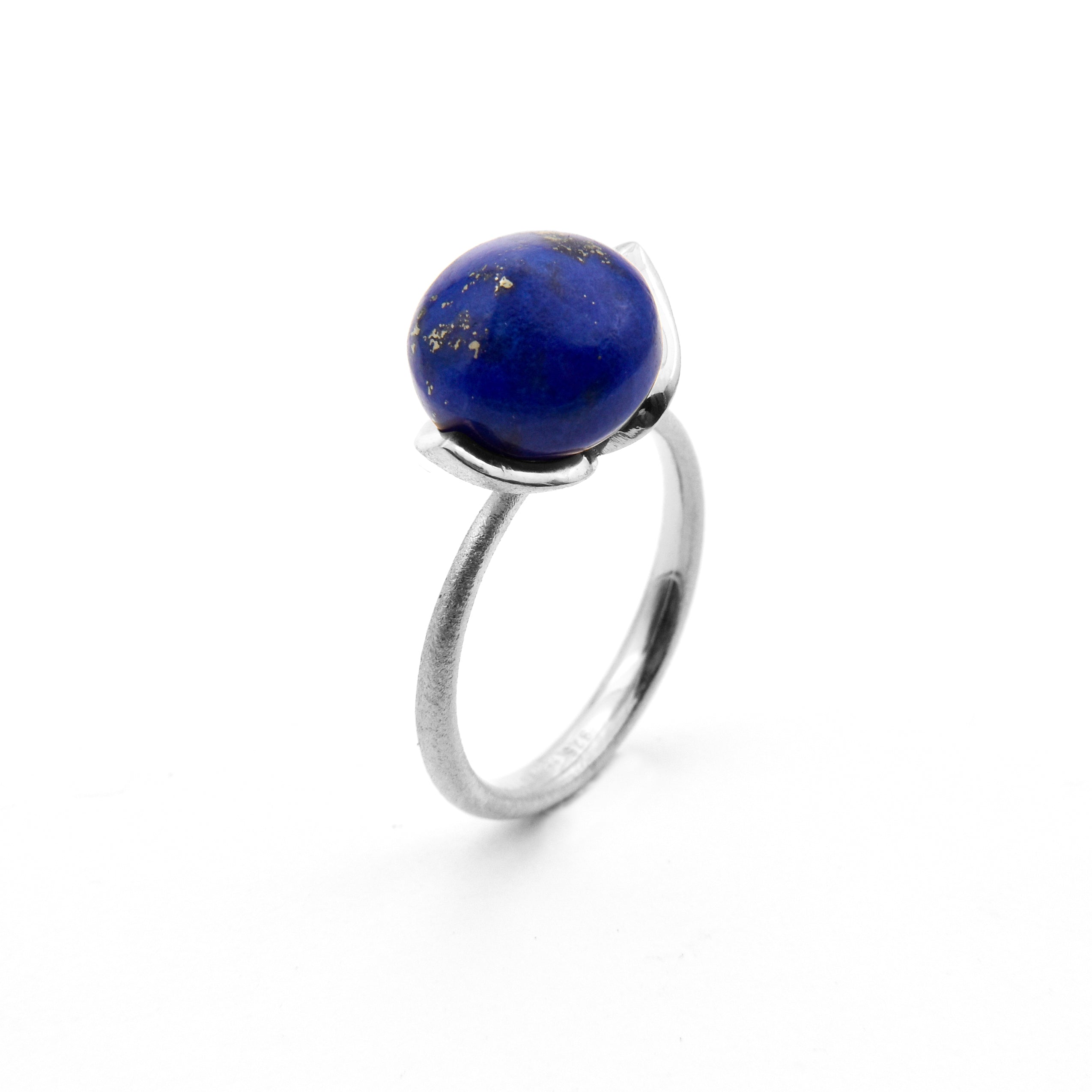 Dolce ring "medium" met lapis lazuli 925/-