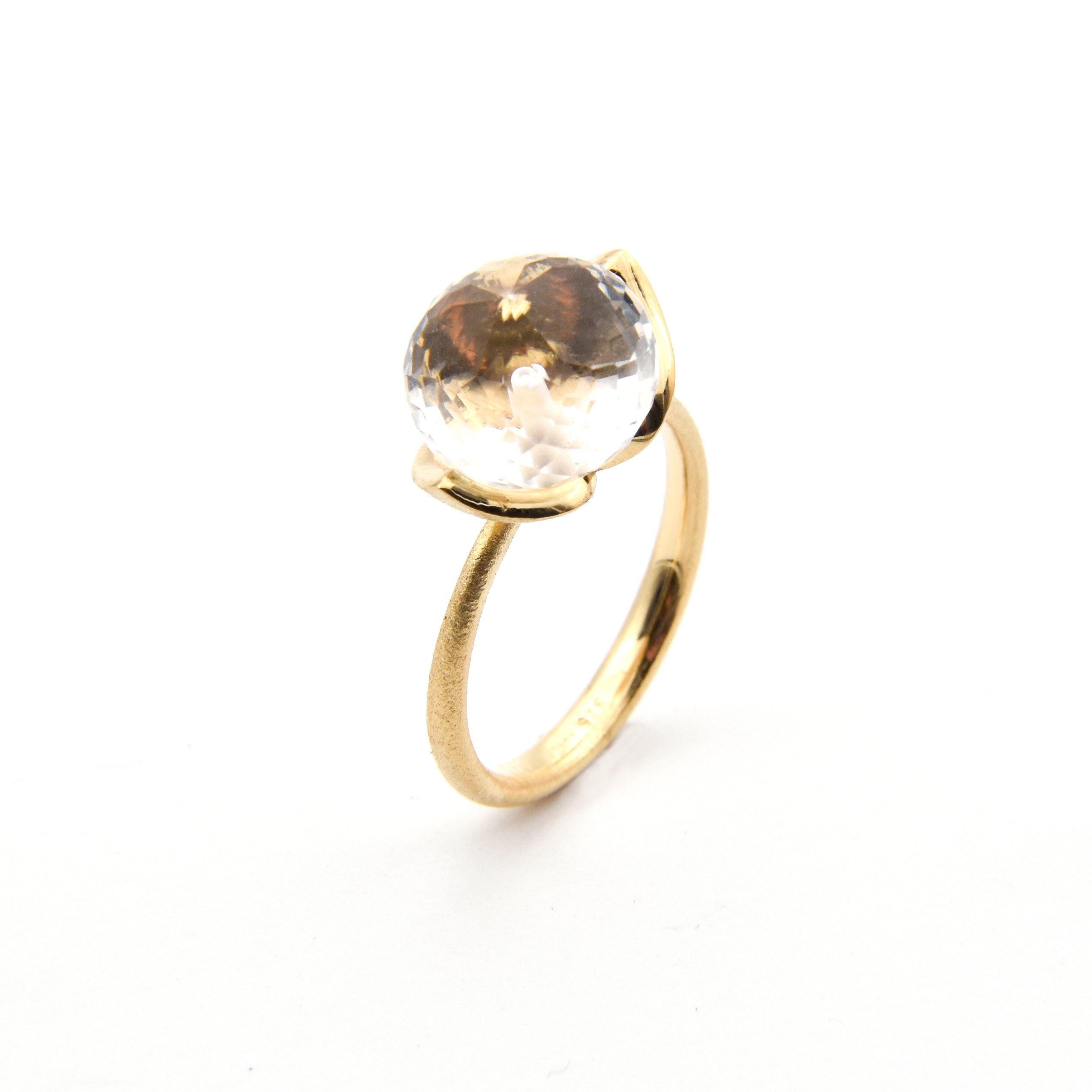 Dolce ring "medium" met bergkristal 925/-