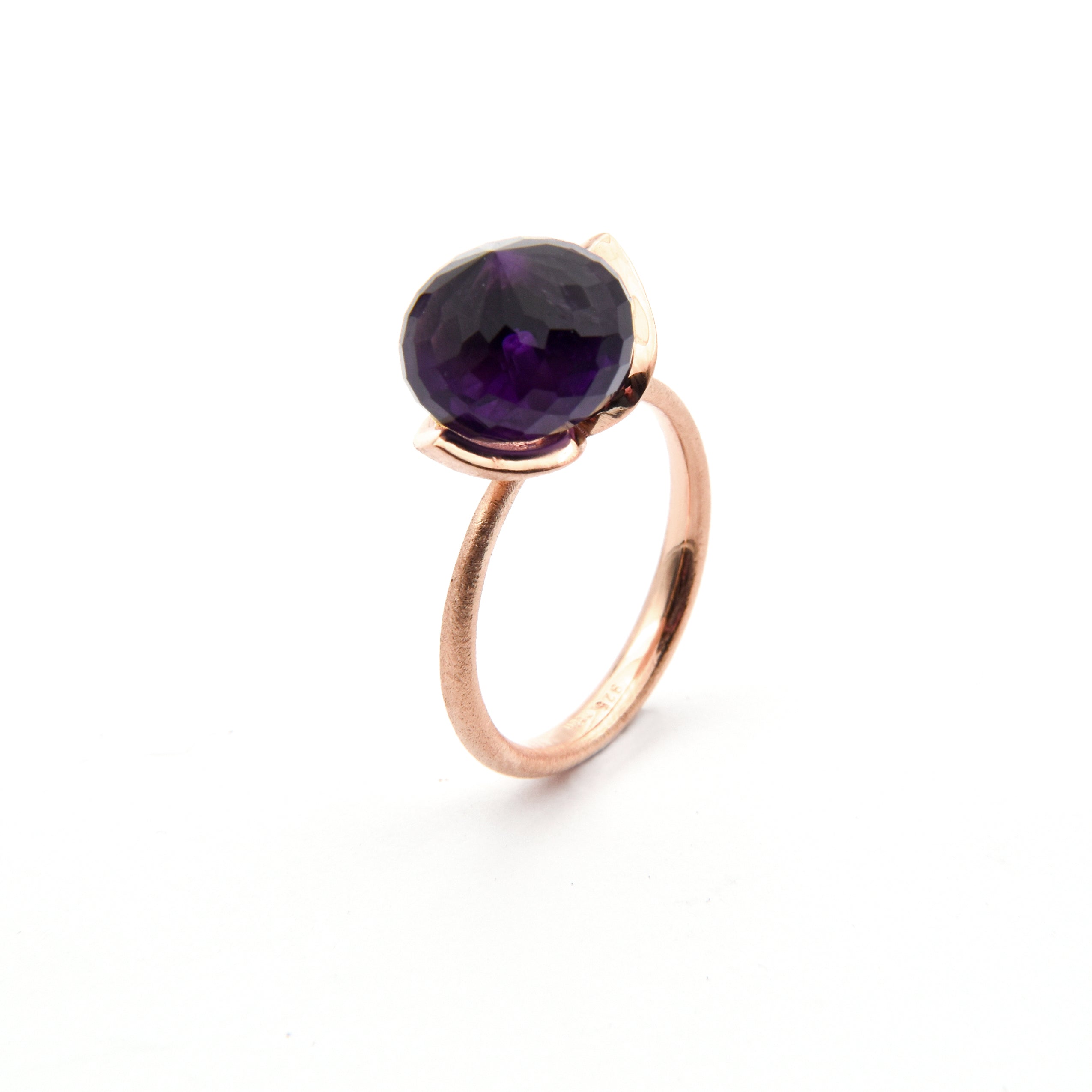 Anello Dolce "medio" con ametista 925/-