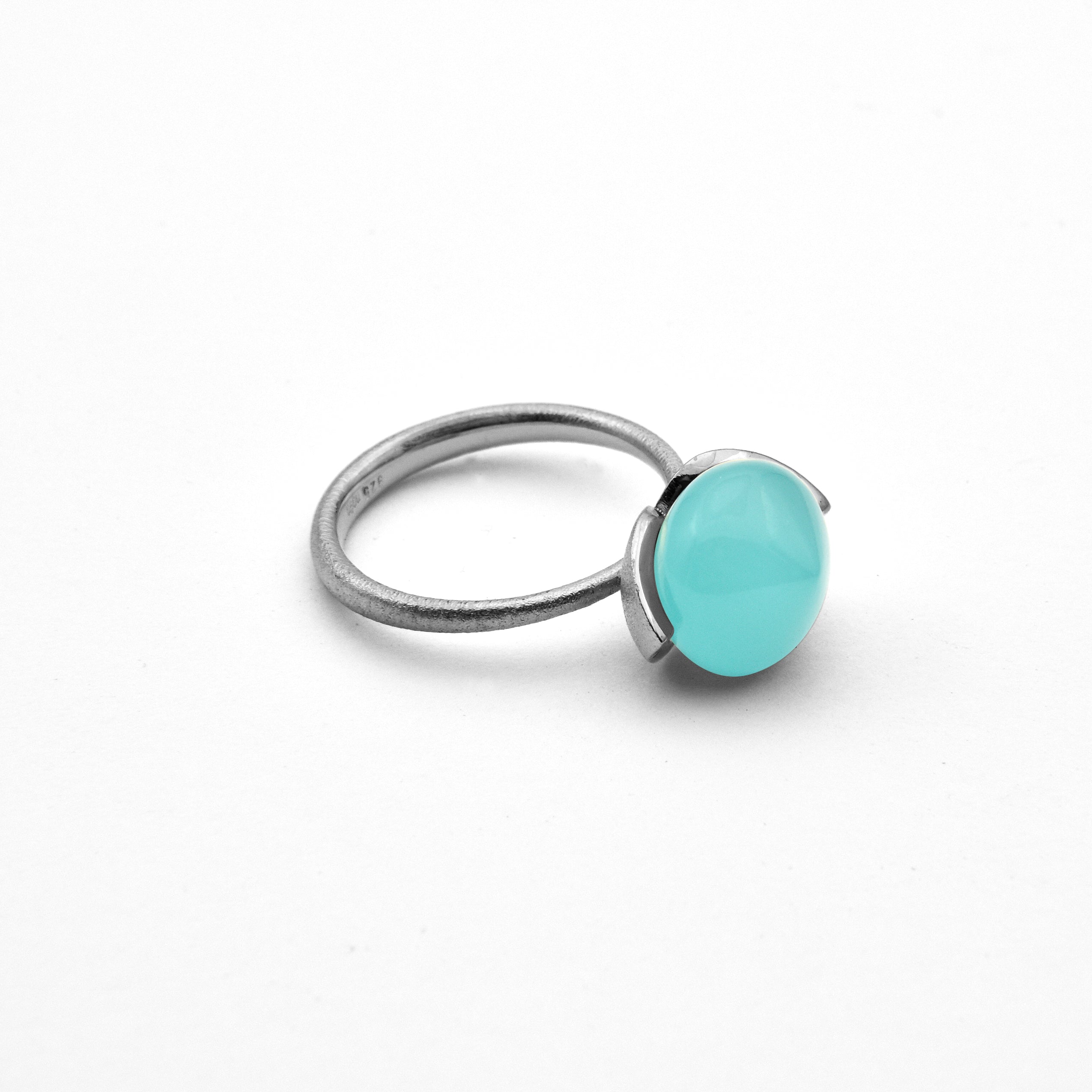 Dolce ring "medium" with chalcedony rec. 925/-